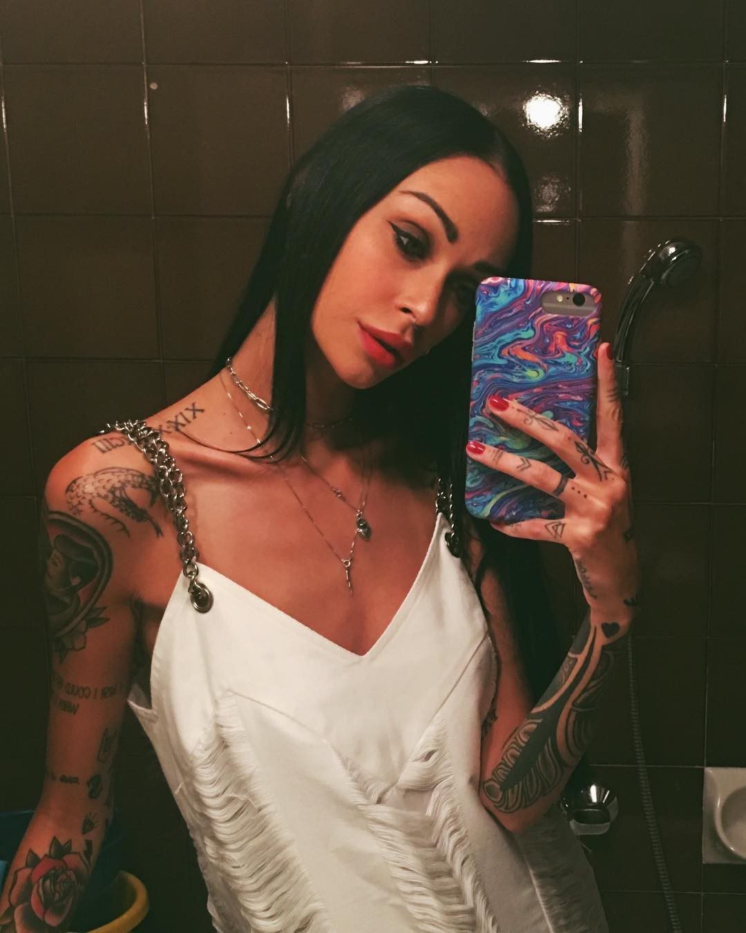 Valentina Dallari Sexy Tattooed Model Photos 004