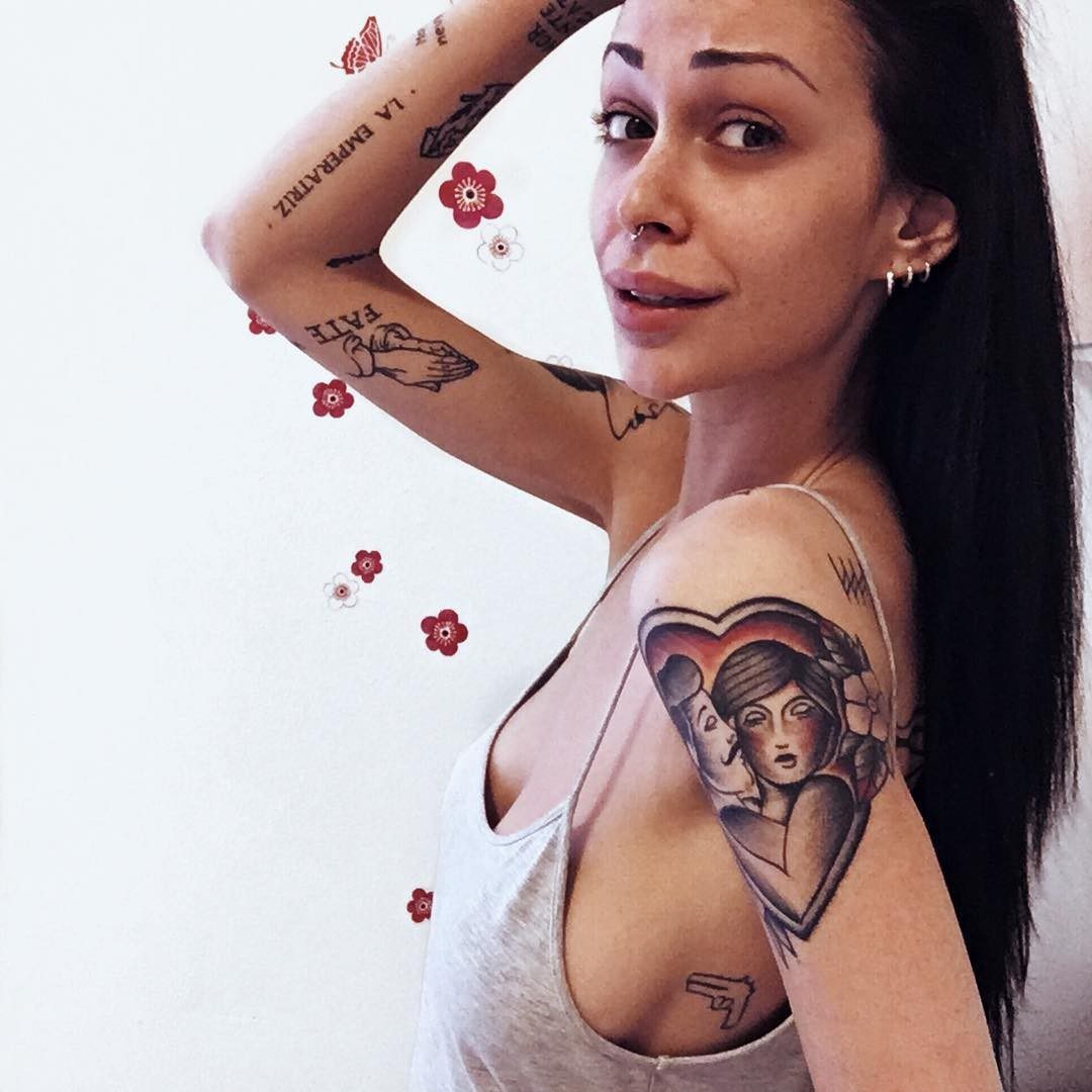 Valentina Dallari Sexy Tattooed Model Photos 043