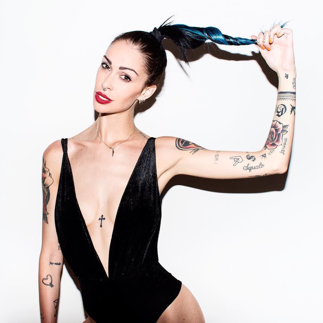 Valentina Dallari Sexy Tattooed Model Photos 050