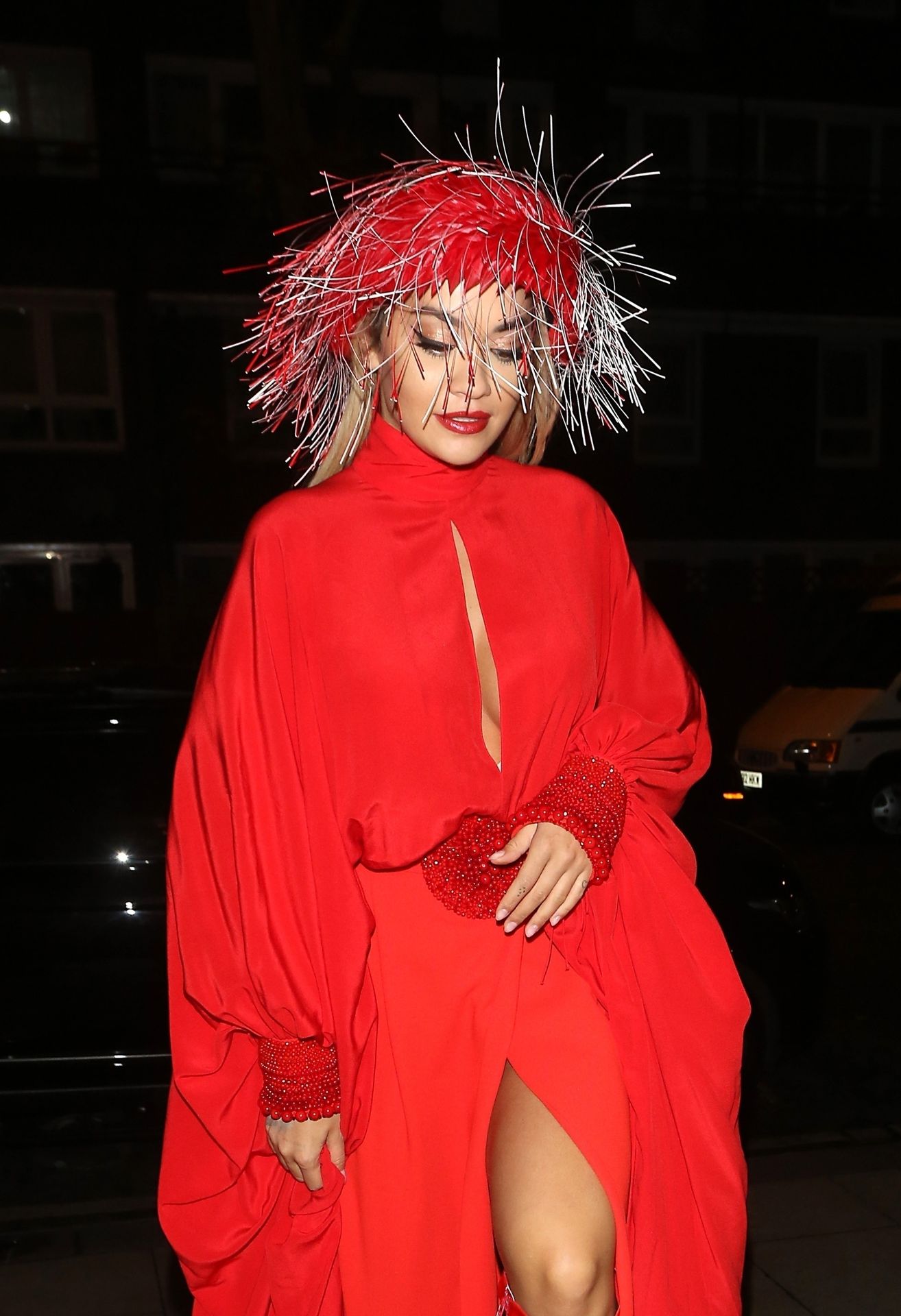 Rita Ora Upskirt & Cleavage 043