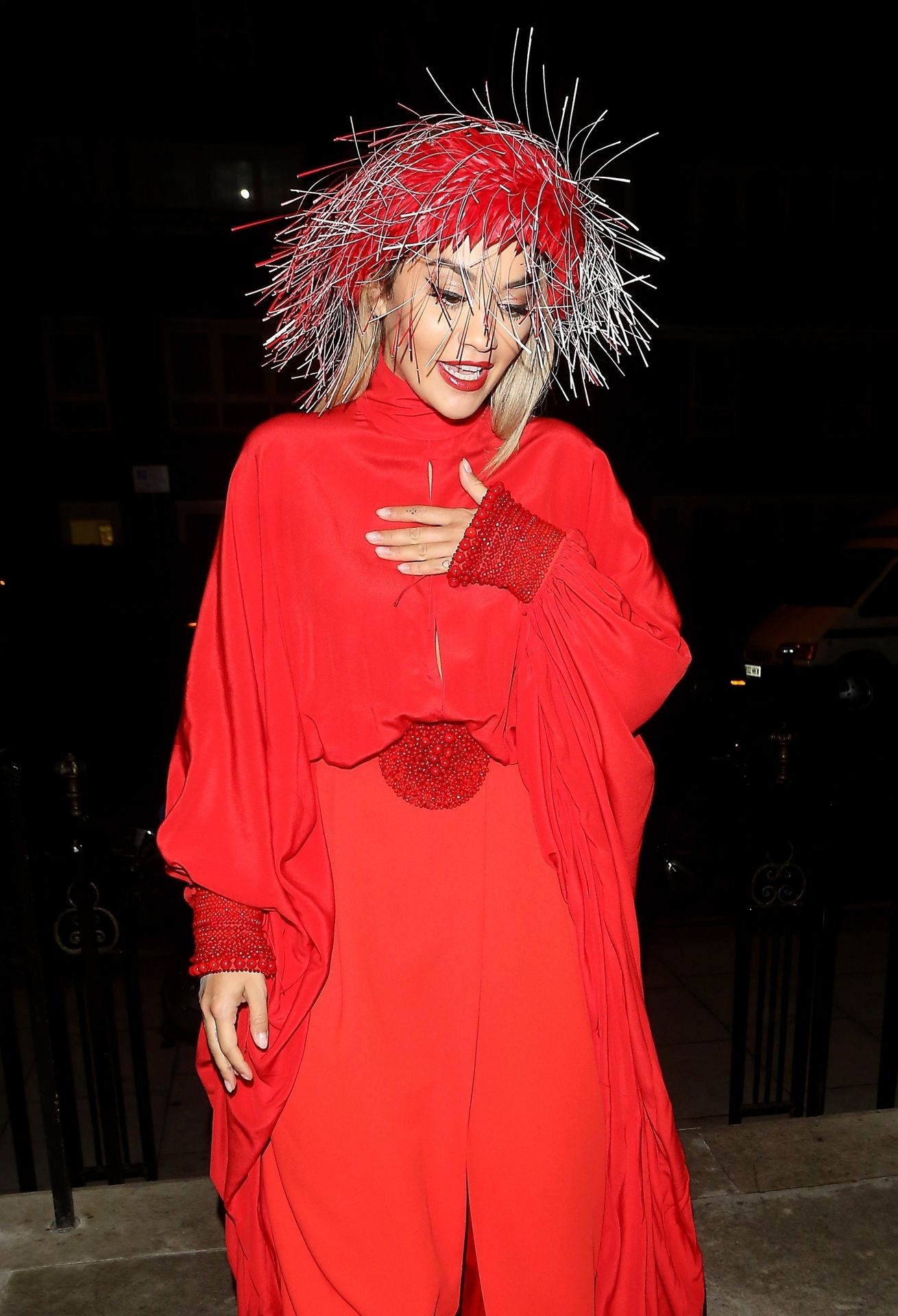 Rita Ora Upskirt & Cleavage 044