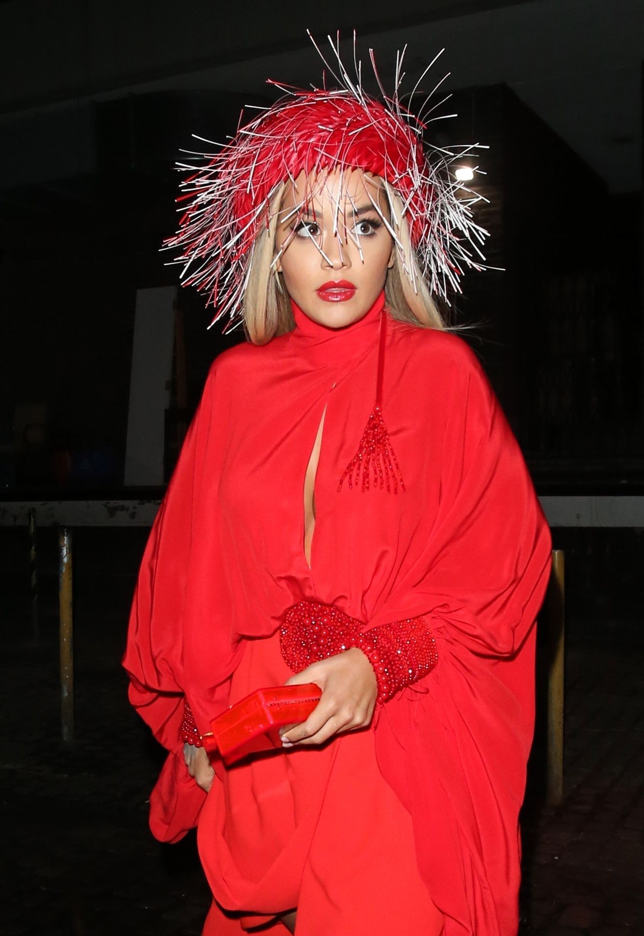 Rita Ora Upskirt & Cleavage 050