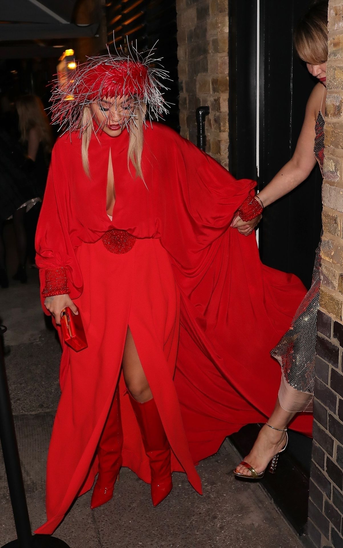 Rita Ora Upskirt & Cleavage 079