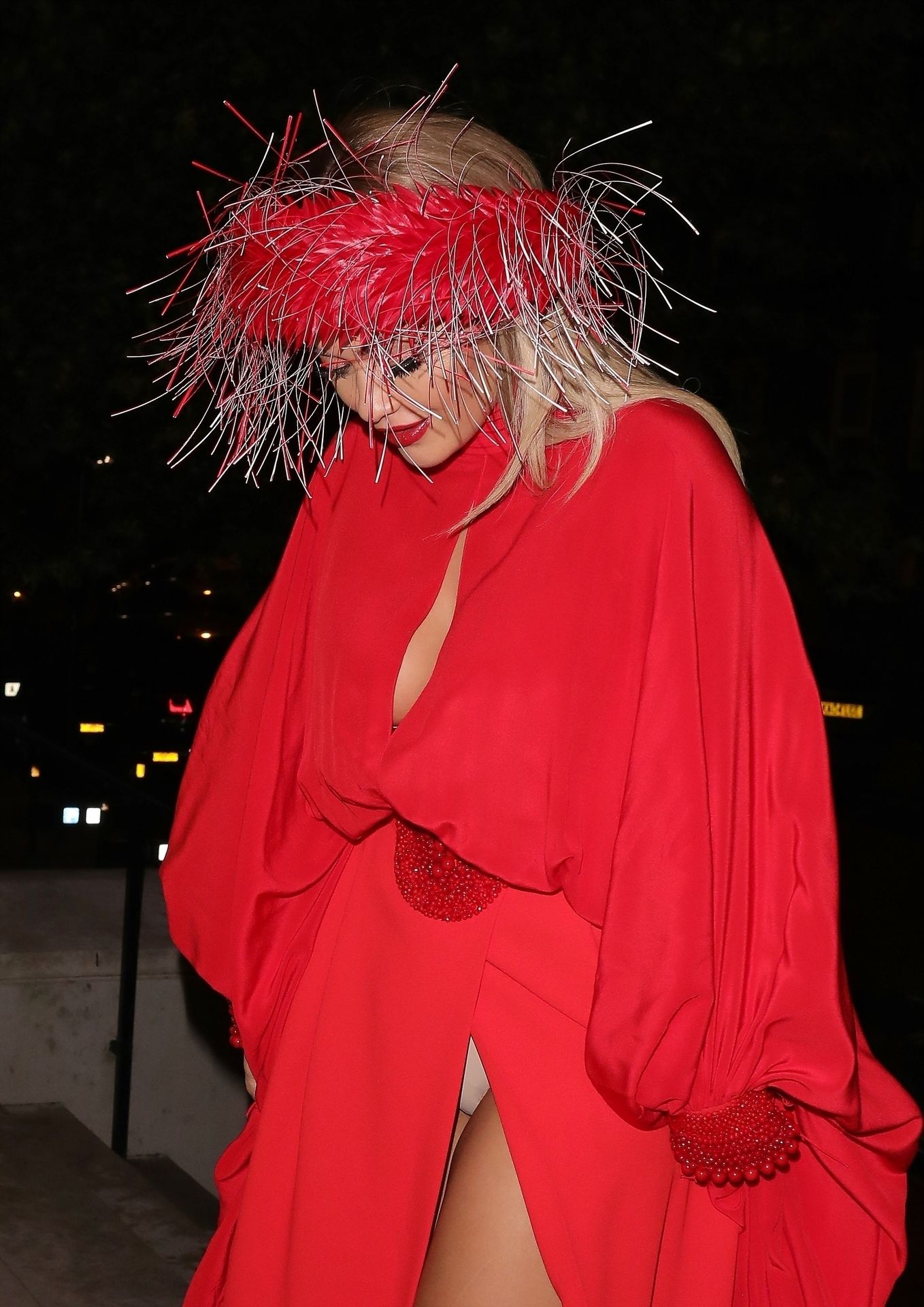 Rita Ora Upskirt & Cleavage 085