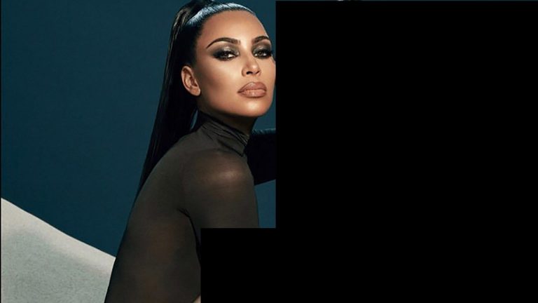 Vitiligo Brown Queen Kim Kardashian Sexy Thefappeningblog.com 10 768x432