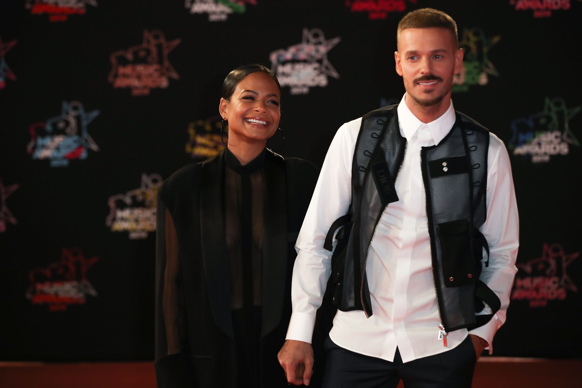 Christina Milian Braless 022