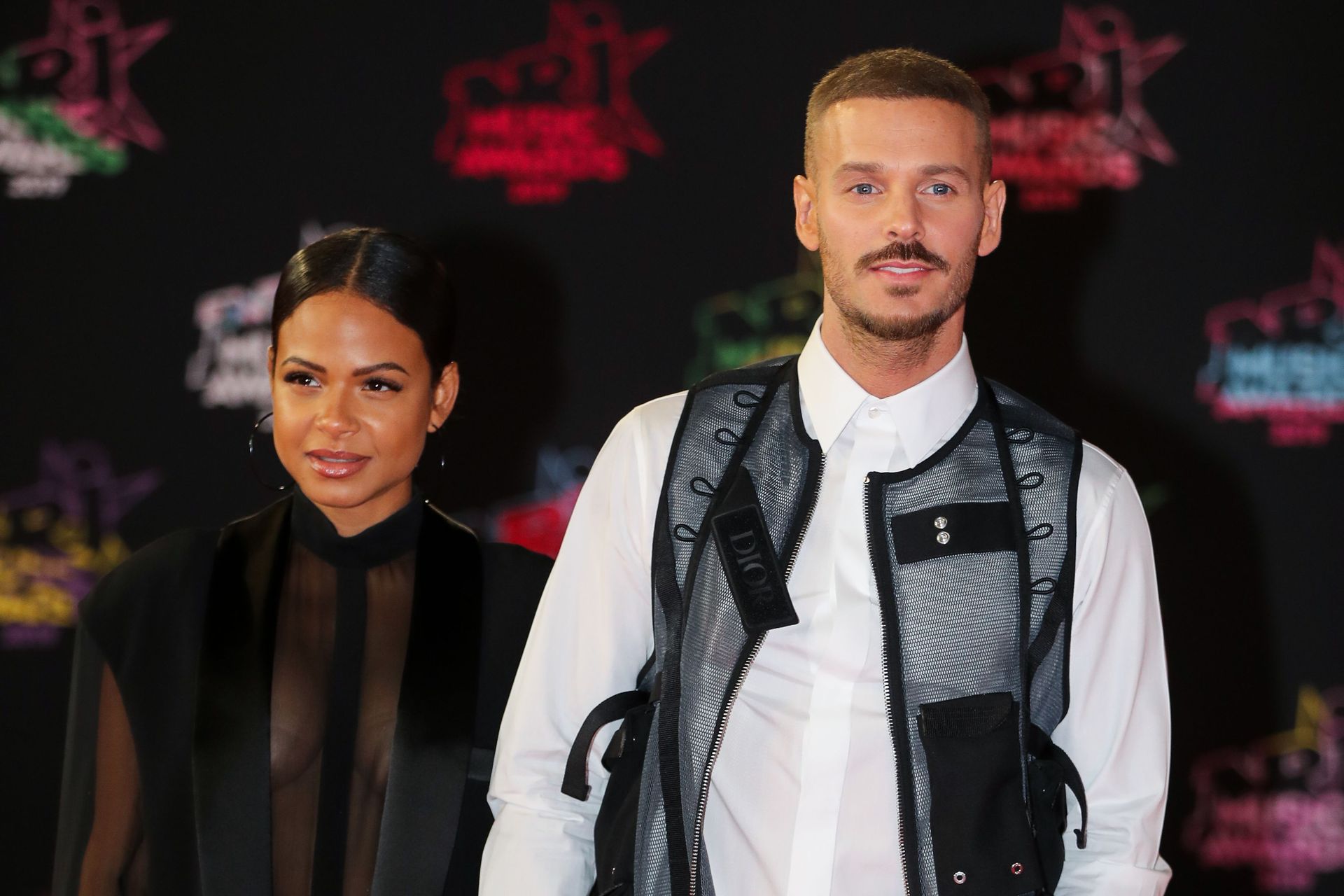 Christina Milian Braless 024