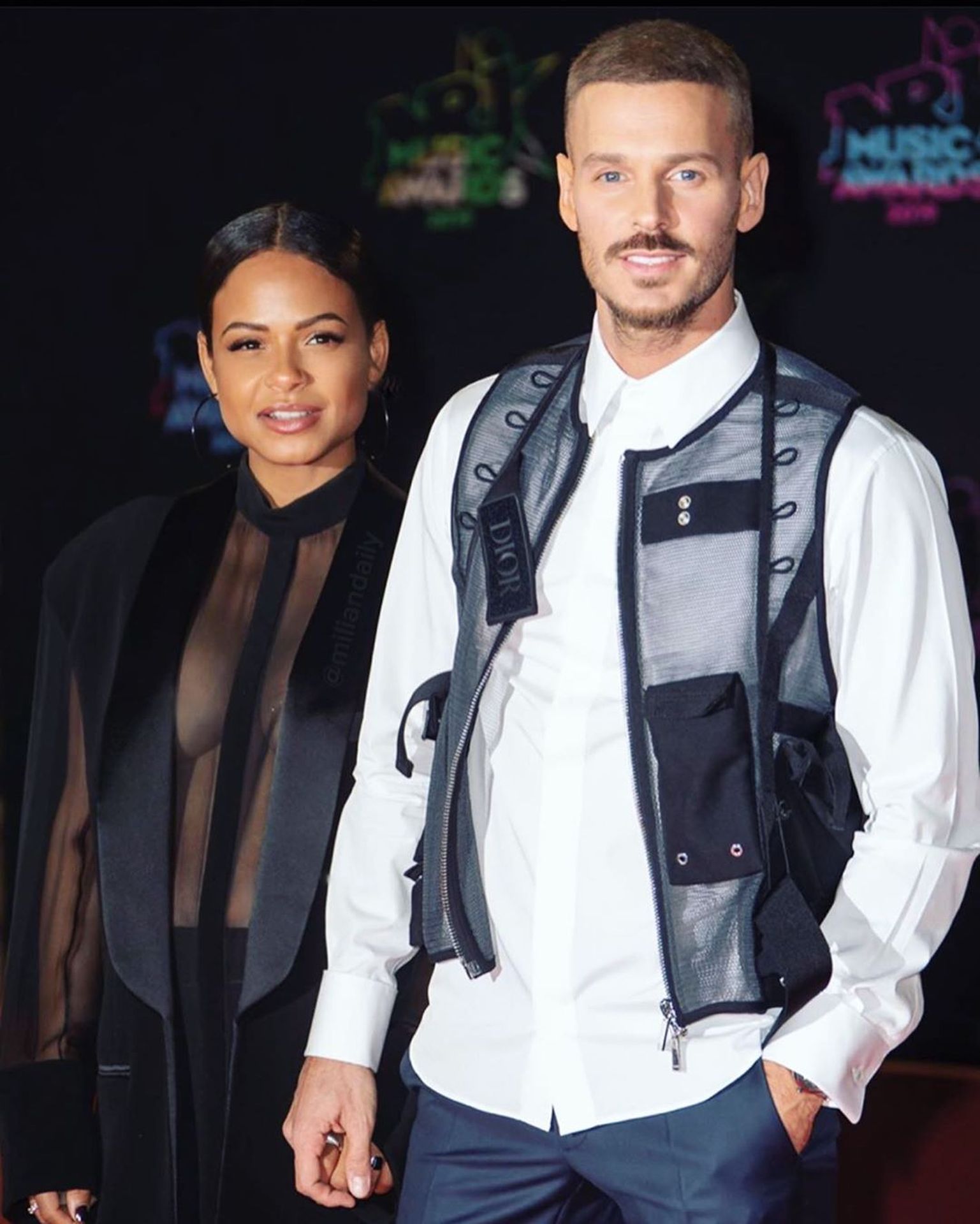 Christina Milian Braless 033