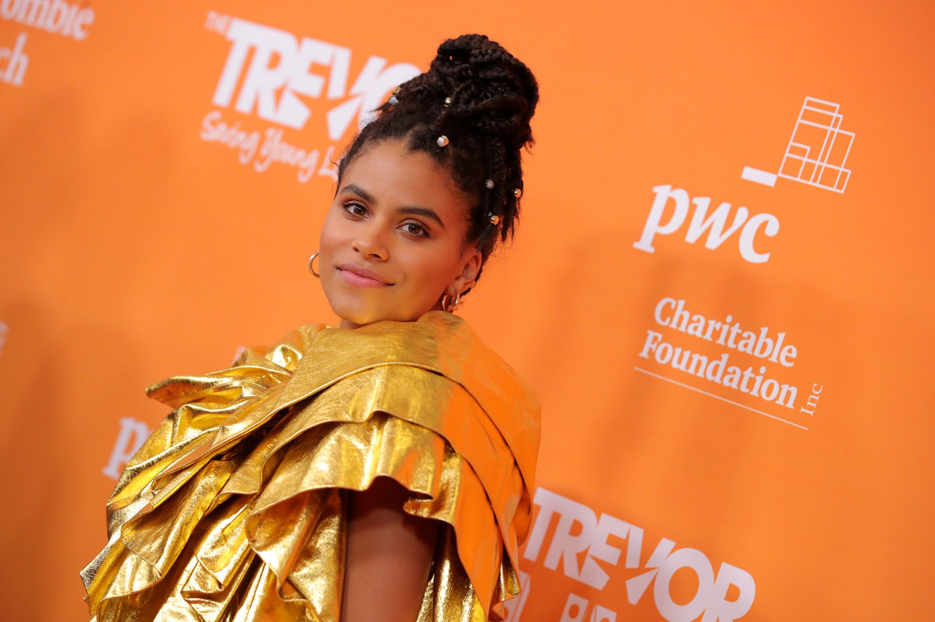 Zazie Beetz Braless 0011