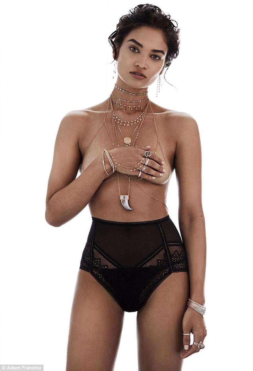 Shanina Shaik Nude & Sexy Collection 0034