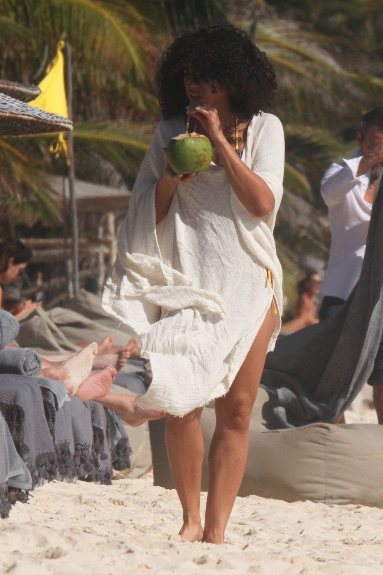 Alisha Wainwright Enjoys A Sun Filled Getaway In Tulum 0023