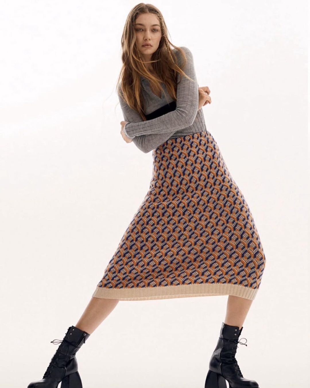 Gigi Hadid Photographed Nude For Russian Vogue 0013