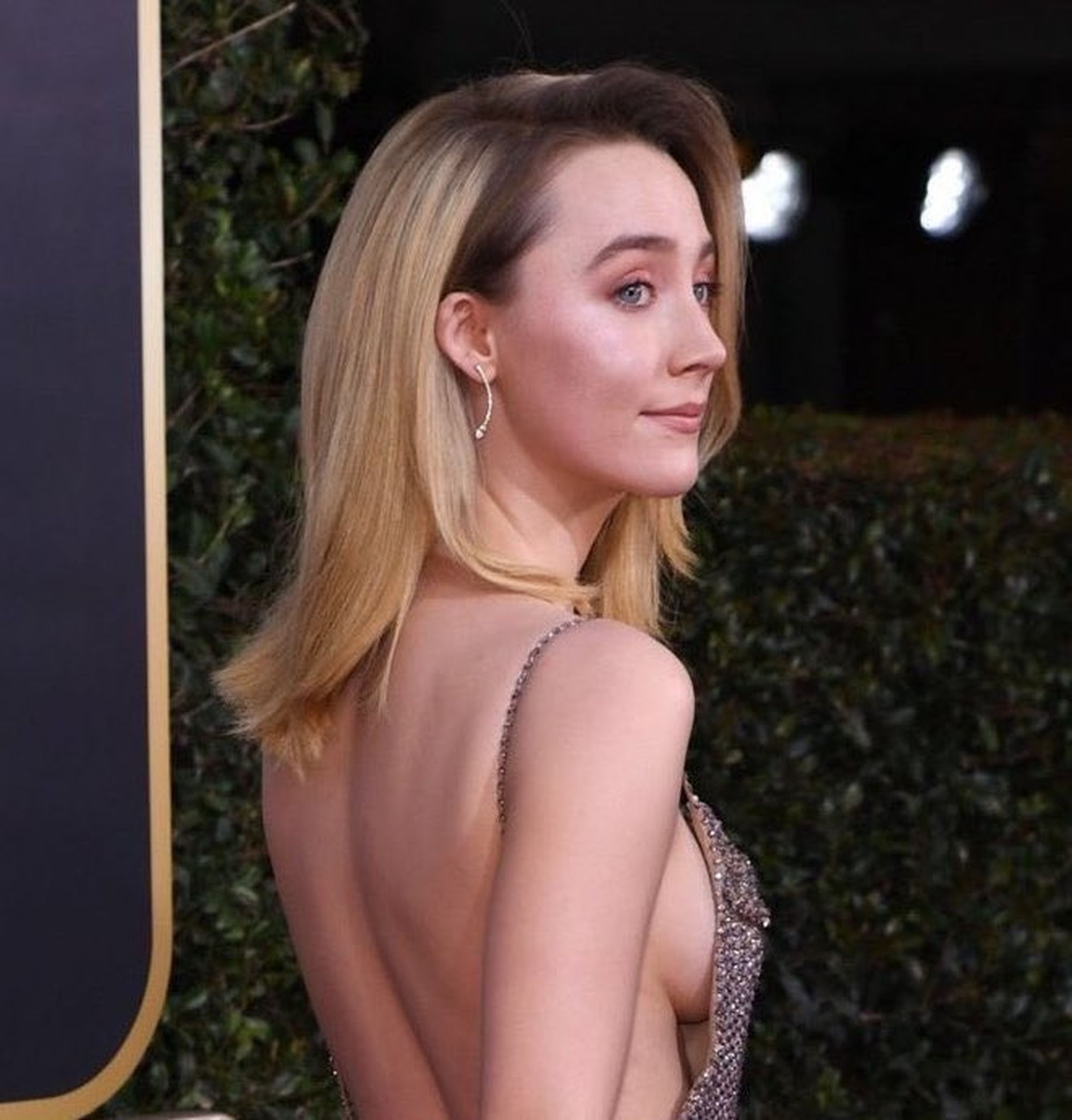 Saoirse Ronan Braless 0001