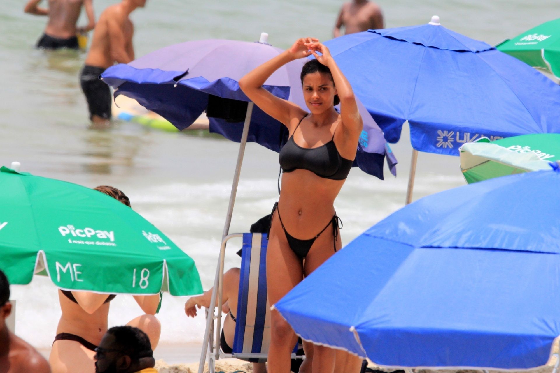 Sexy Tina Kunakey Enjoys Her Vacation In Rio De Janeiro 0074