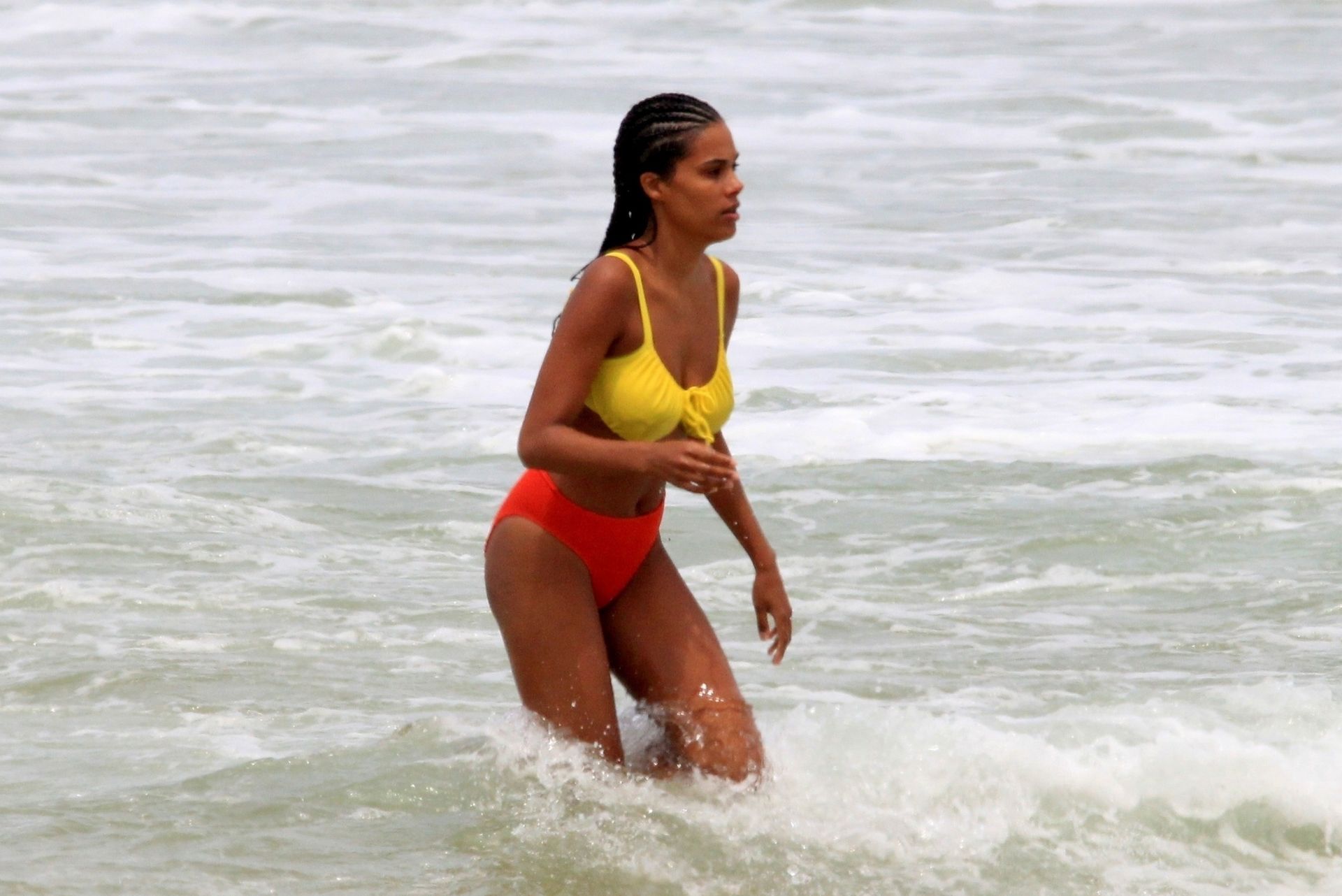 Beach Babe Tina Kunakey And Vincent Cassel Heat Up Their Romance On The Beaches Of Rio 0016