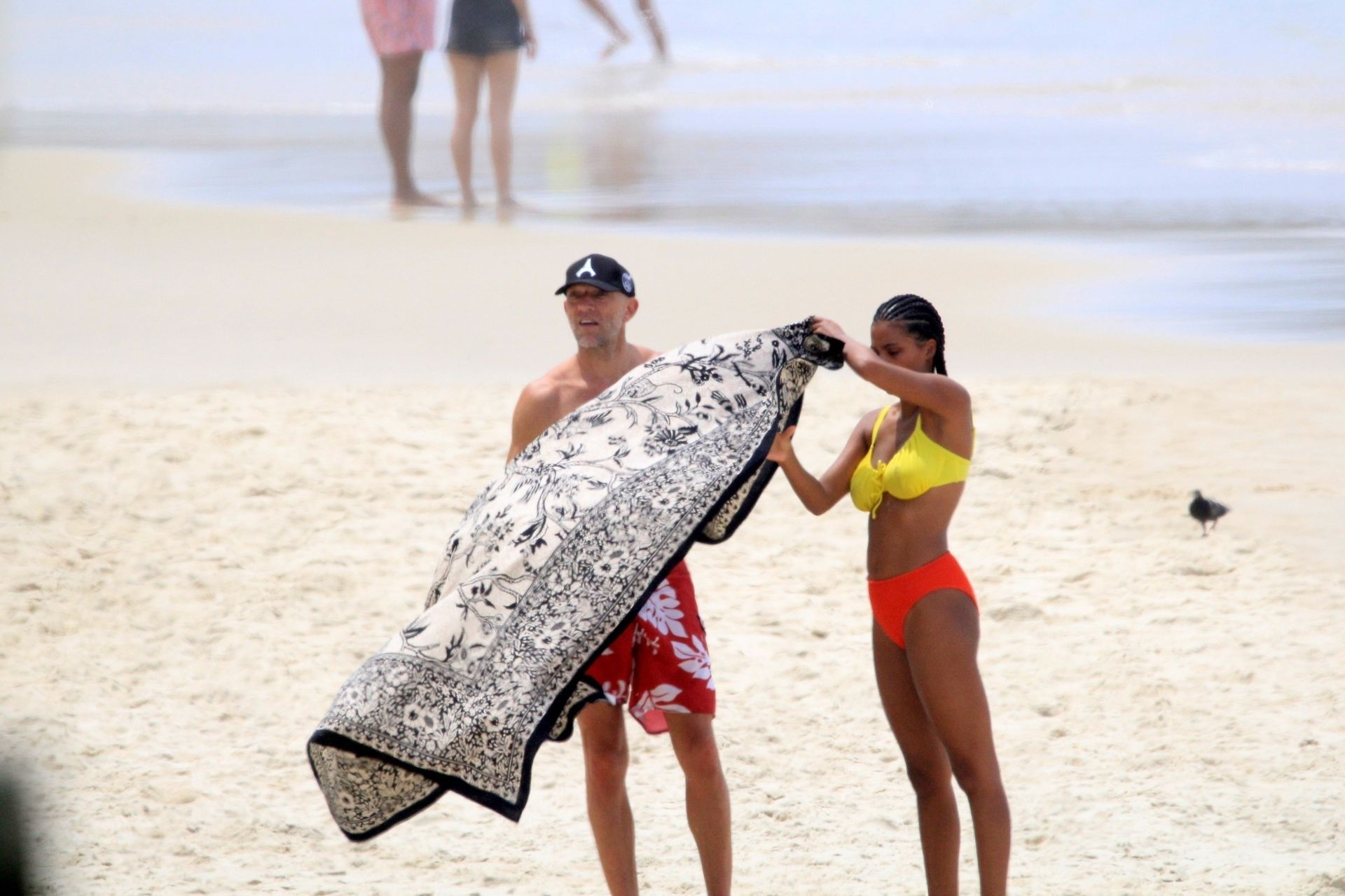 Beach Babe Tina Kunakey And Vincent Cassel Heat Up Their Romance On The Beaches Of Rio 0024