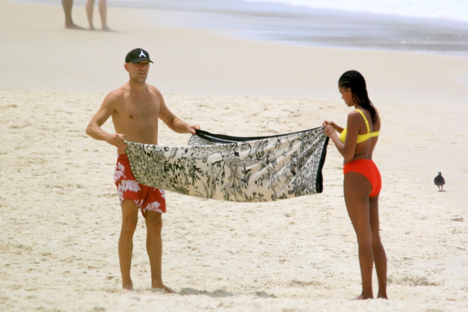 Beach Babe Tina Kunakey And Vincent Cassel Heat Up Their Romance On The Beaches Of Rio 0035