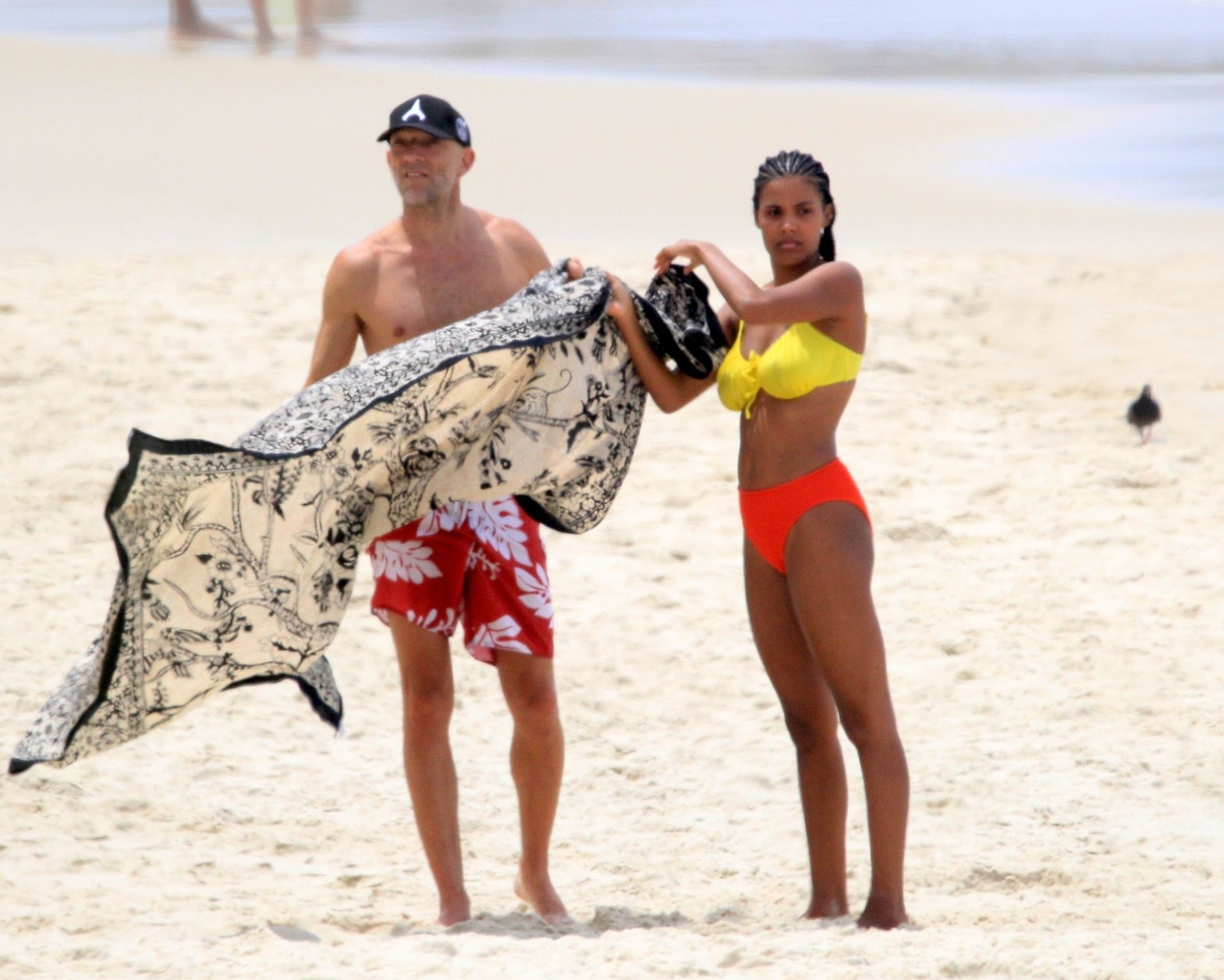 Beach Babe Tina Kunakey And Vincent Cassel Heat Up Their Romance On The Beaches Of Rio 0036