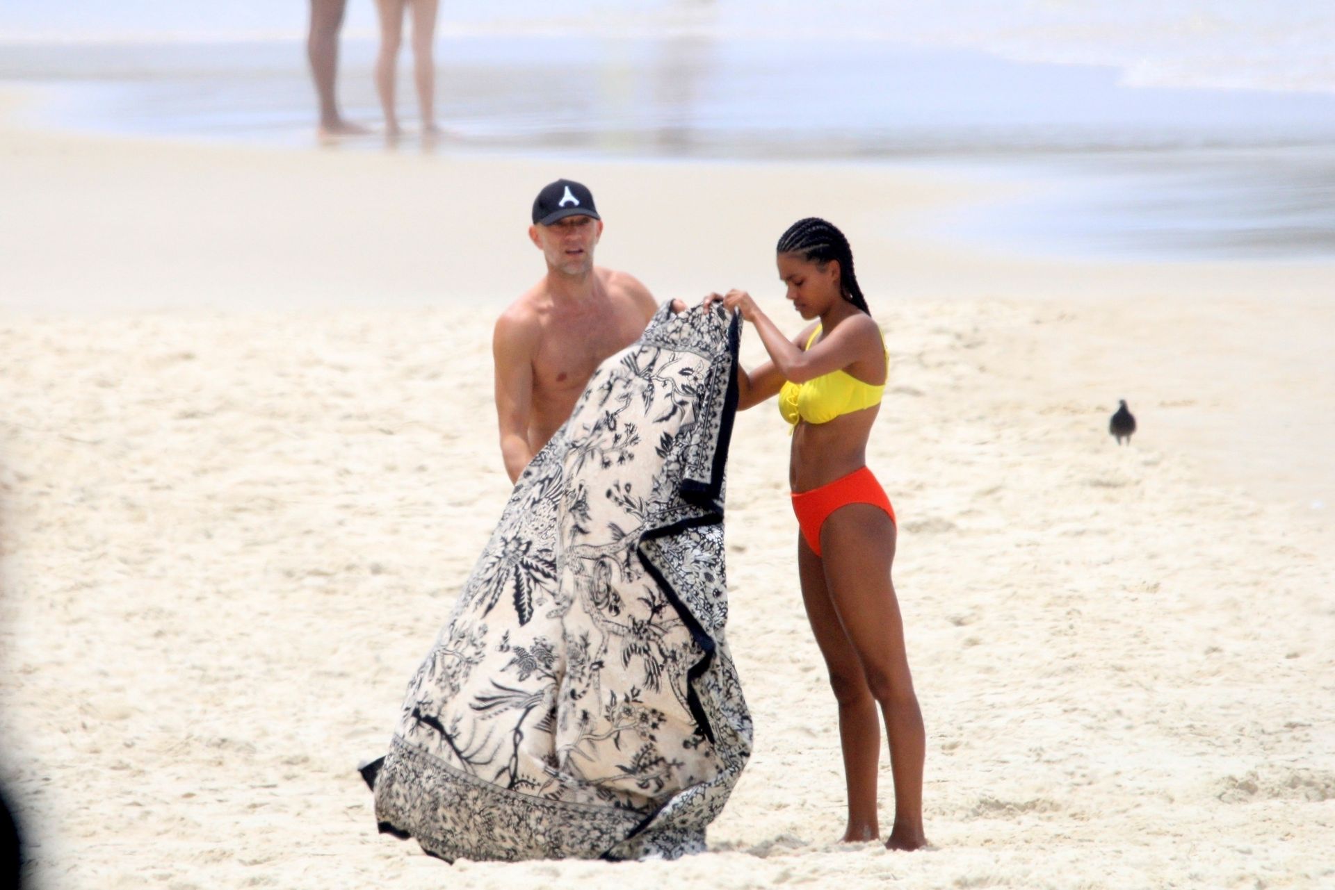Beach Babe Tina Kunakey And Vincent Cassel Heat Up Their Romance On The Beaches Of Rio 0037