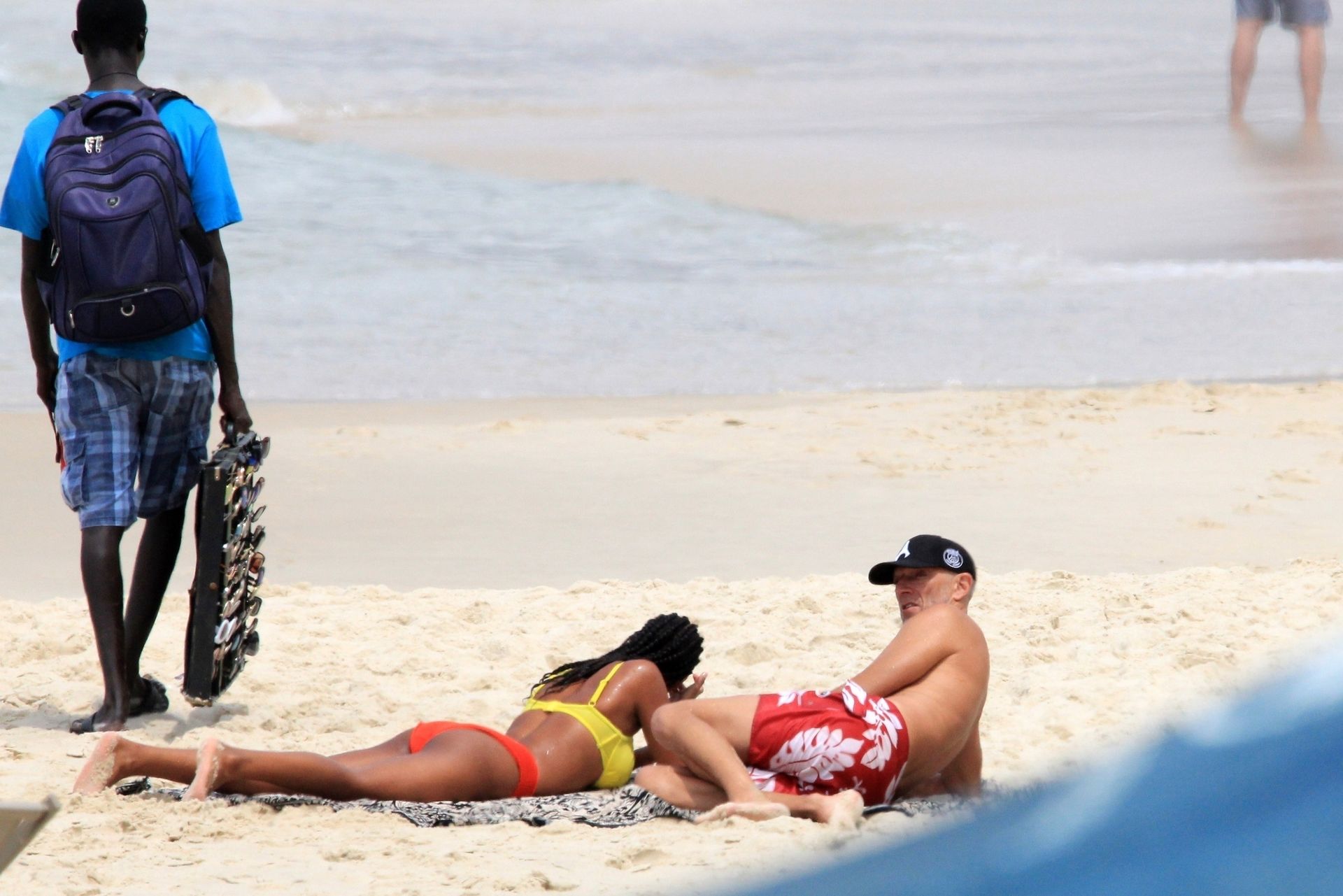Beach Babe Tina Kunakey And Vincent Cassel Heat Up Their Romance On The Beaches Of Rio 0043