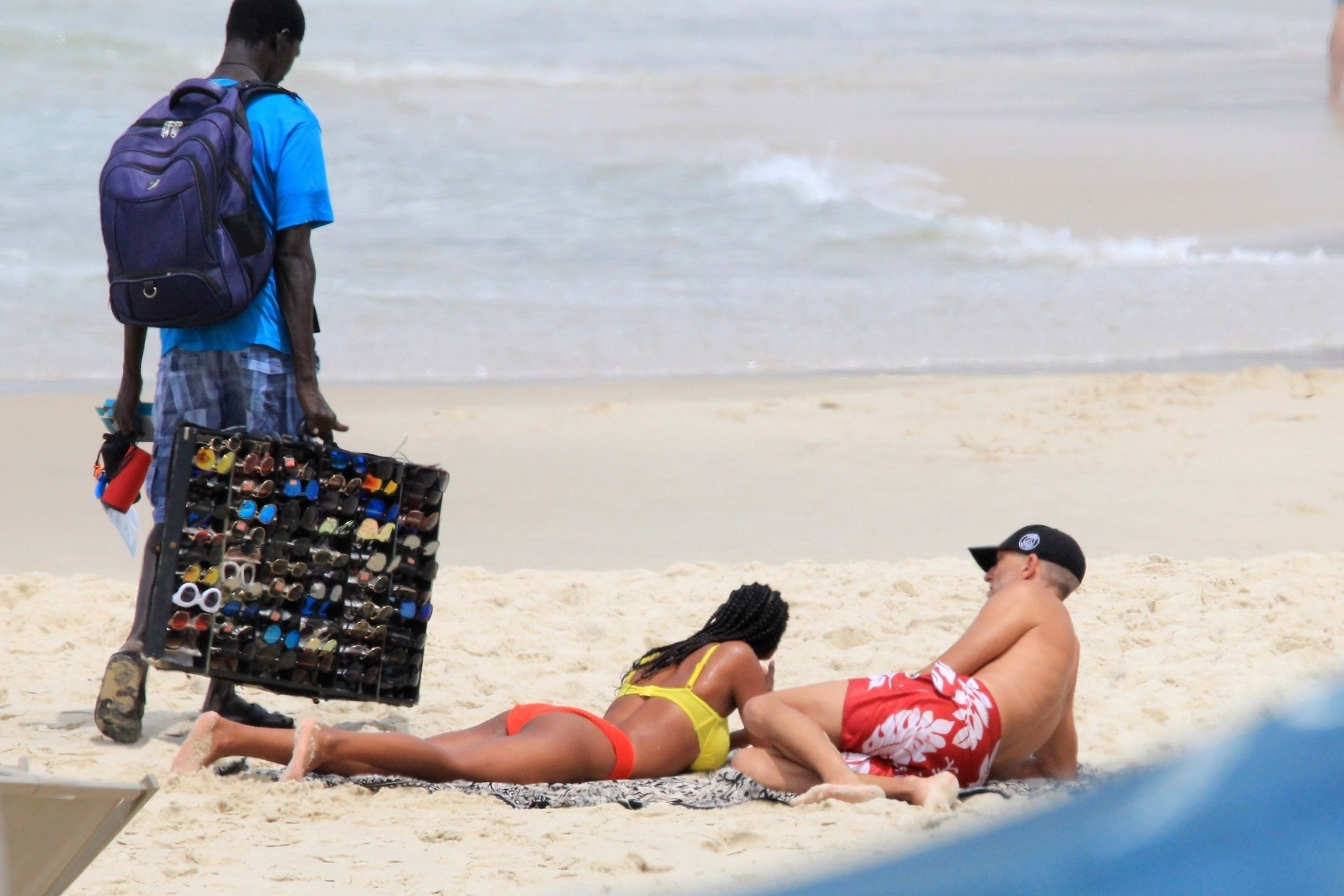 Beach Babe Tina Kunakey And Vincent Cassel Heat Up Their Romance On The Beaches Of Rio 0046
