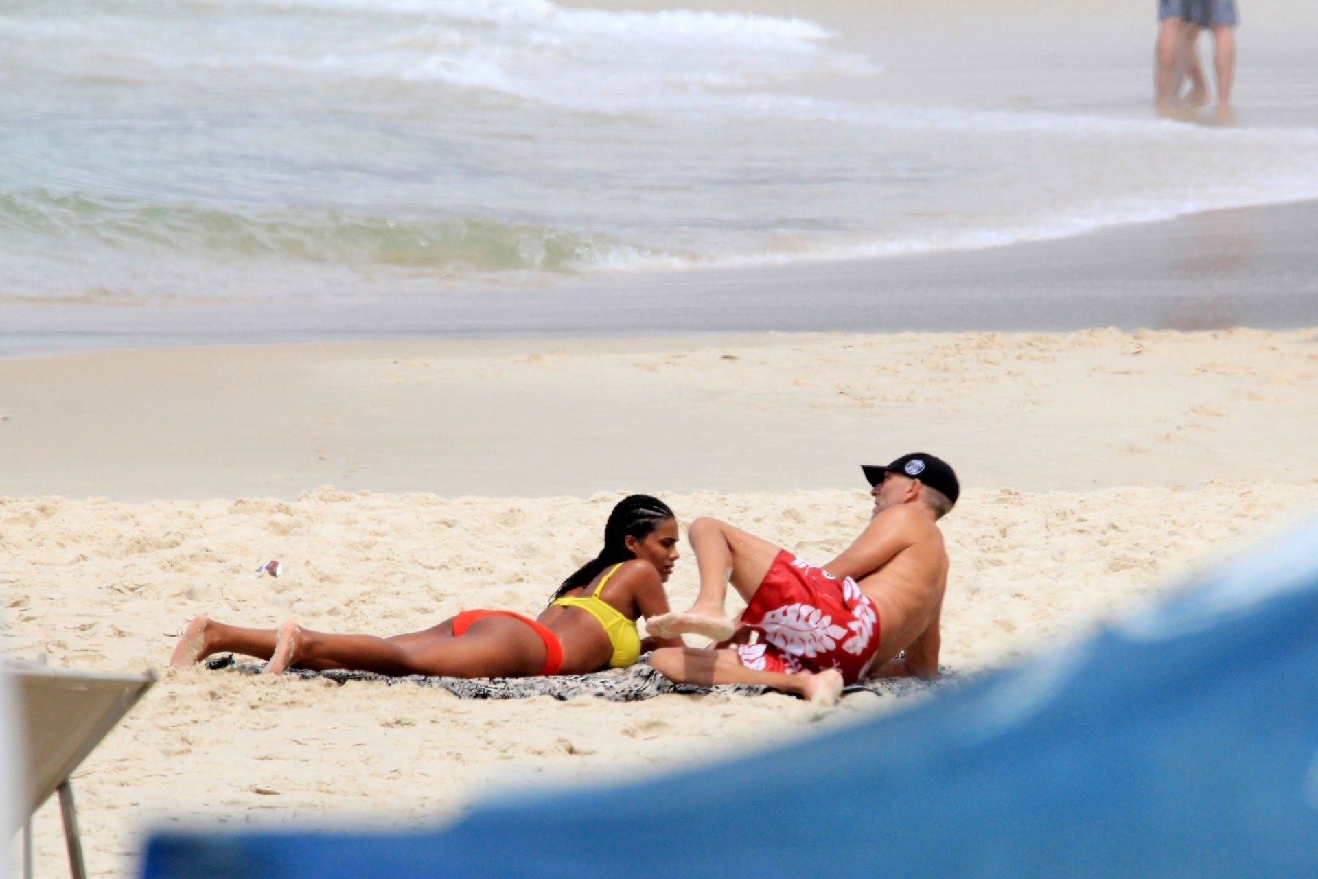 Beach Babe Tina Kunakey And Vincent Cassel Heat Up Their Romance On The Beaches Of Rio 0047