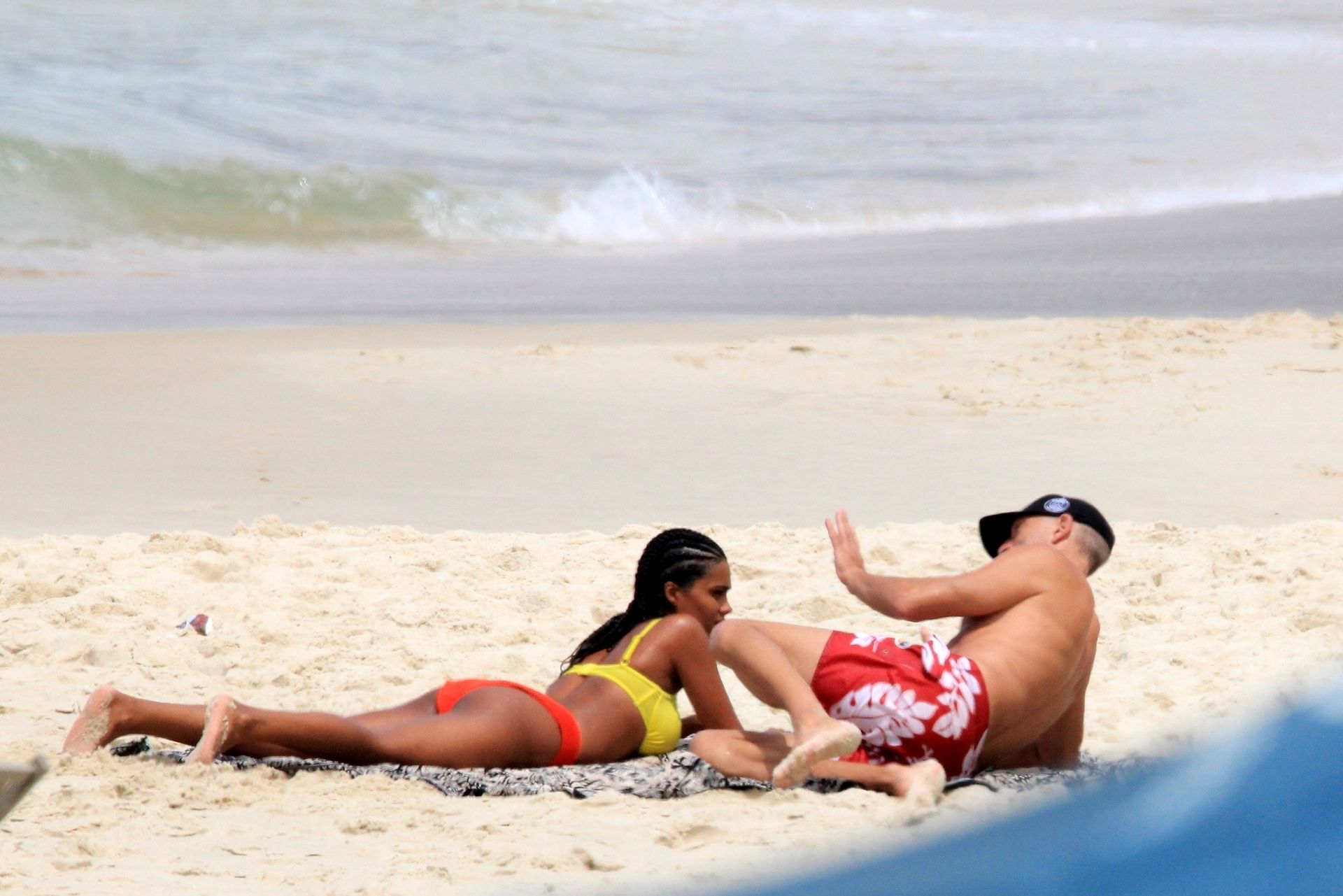 Beach Babe Tina Kunakey And Vincent Cassel Heat Up Their Romance On The Beaches Of Rio 0049