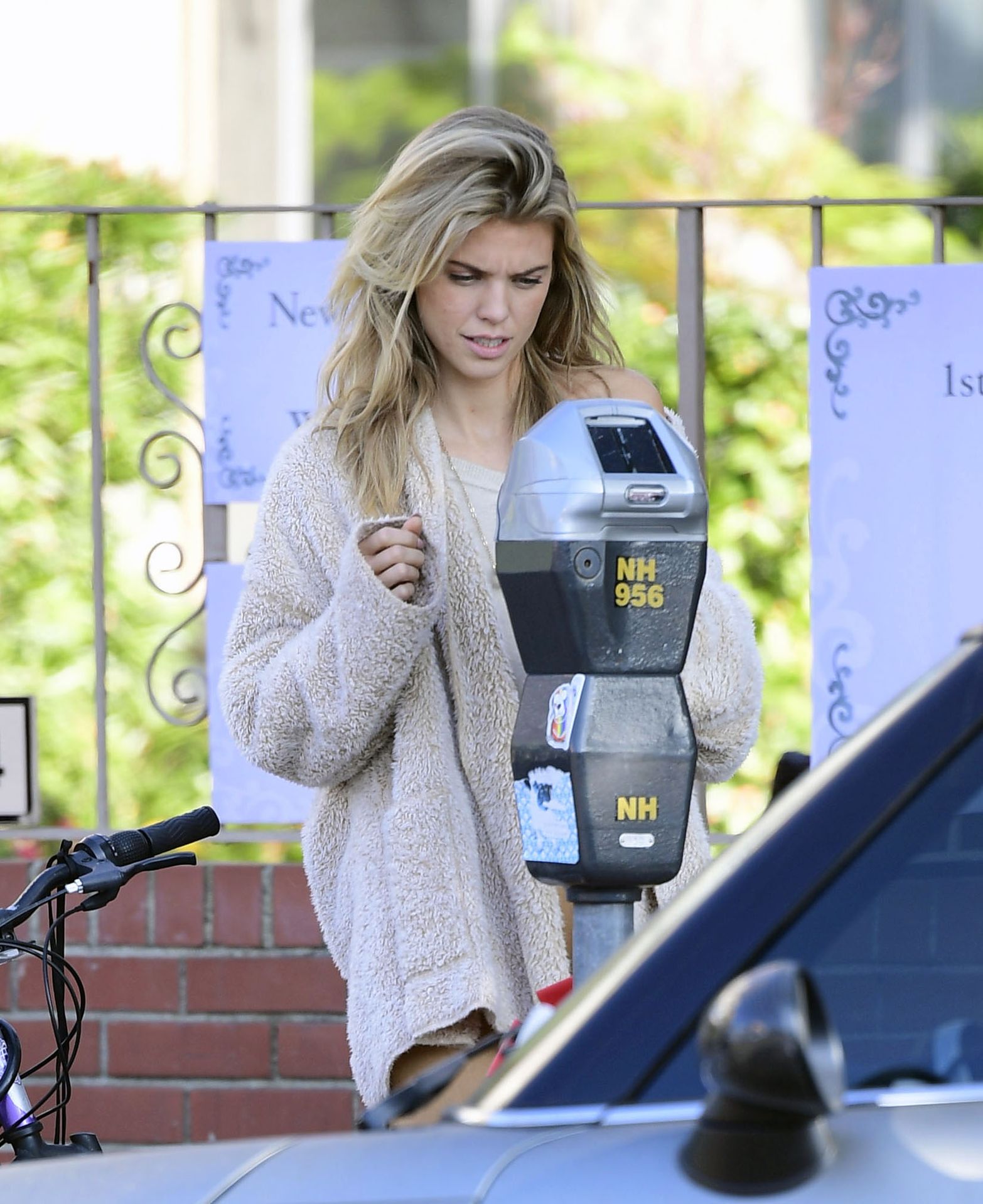 Braless Annalynne Mccord Strikes A Pose While Out And About In Los Angeles 0026