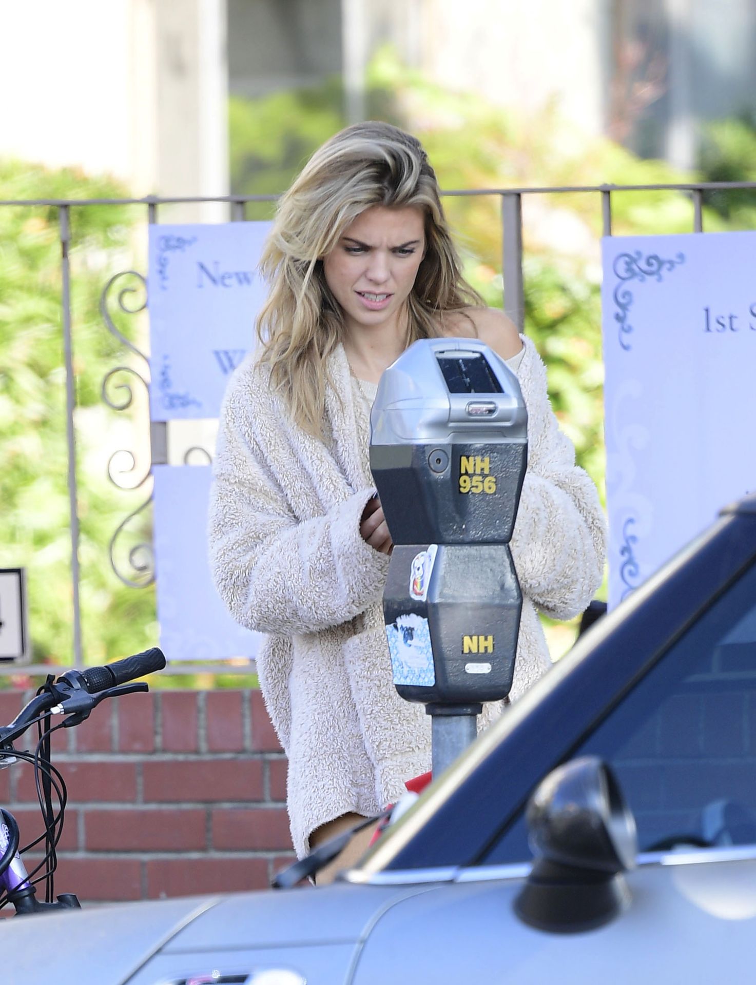 Braless Annalynne Mccord Strikes A Pose While Out And About In Los Angeles 0040
