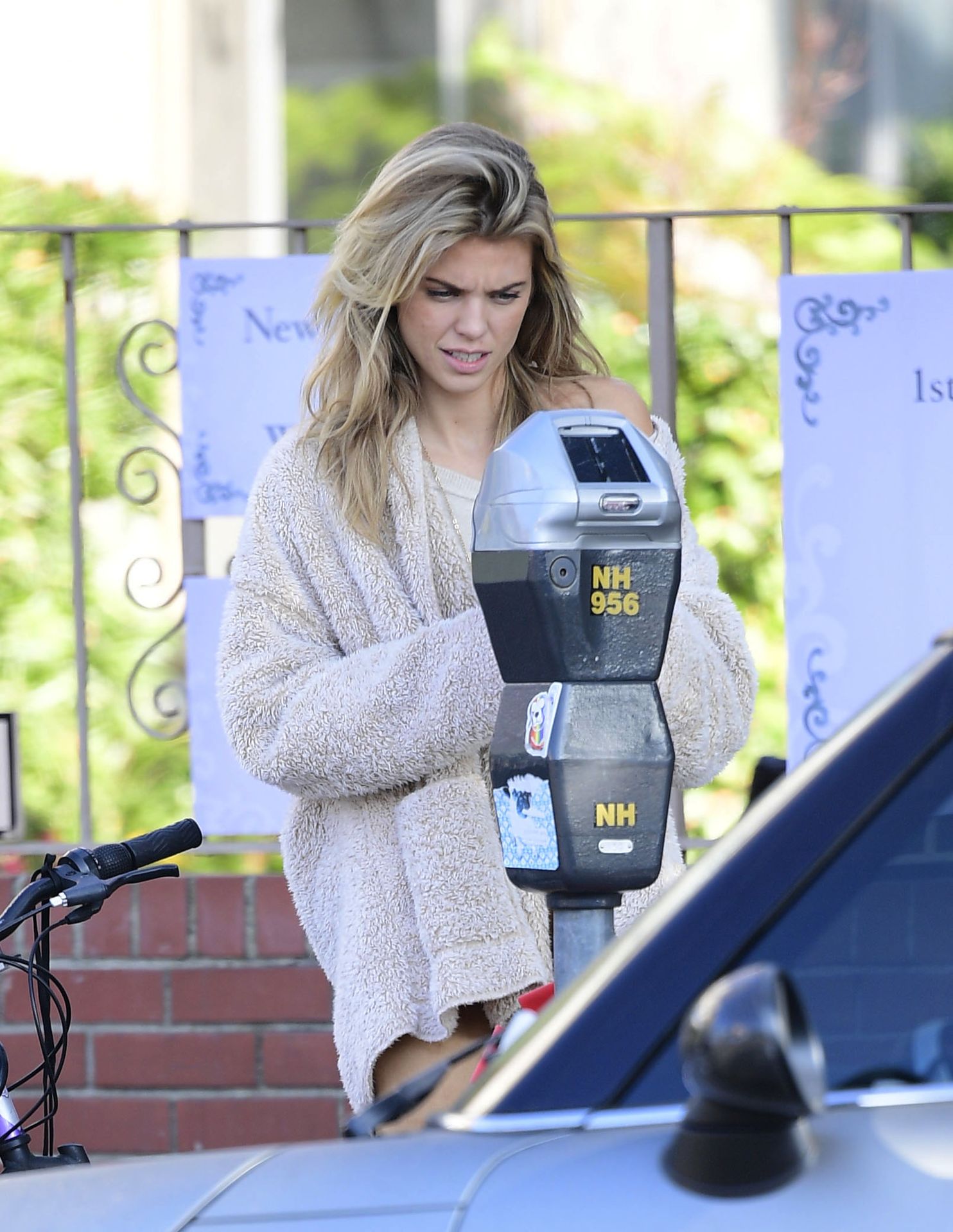 Braless Annalynne Mccord Strikes A Pose While Out And About In Los Angeles 0041
