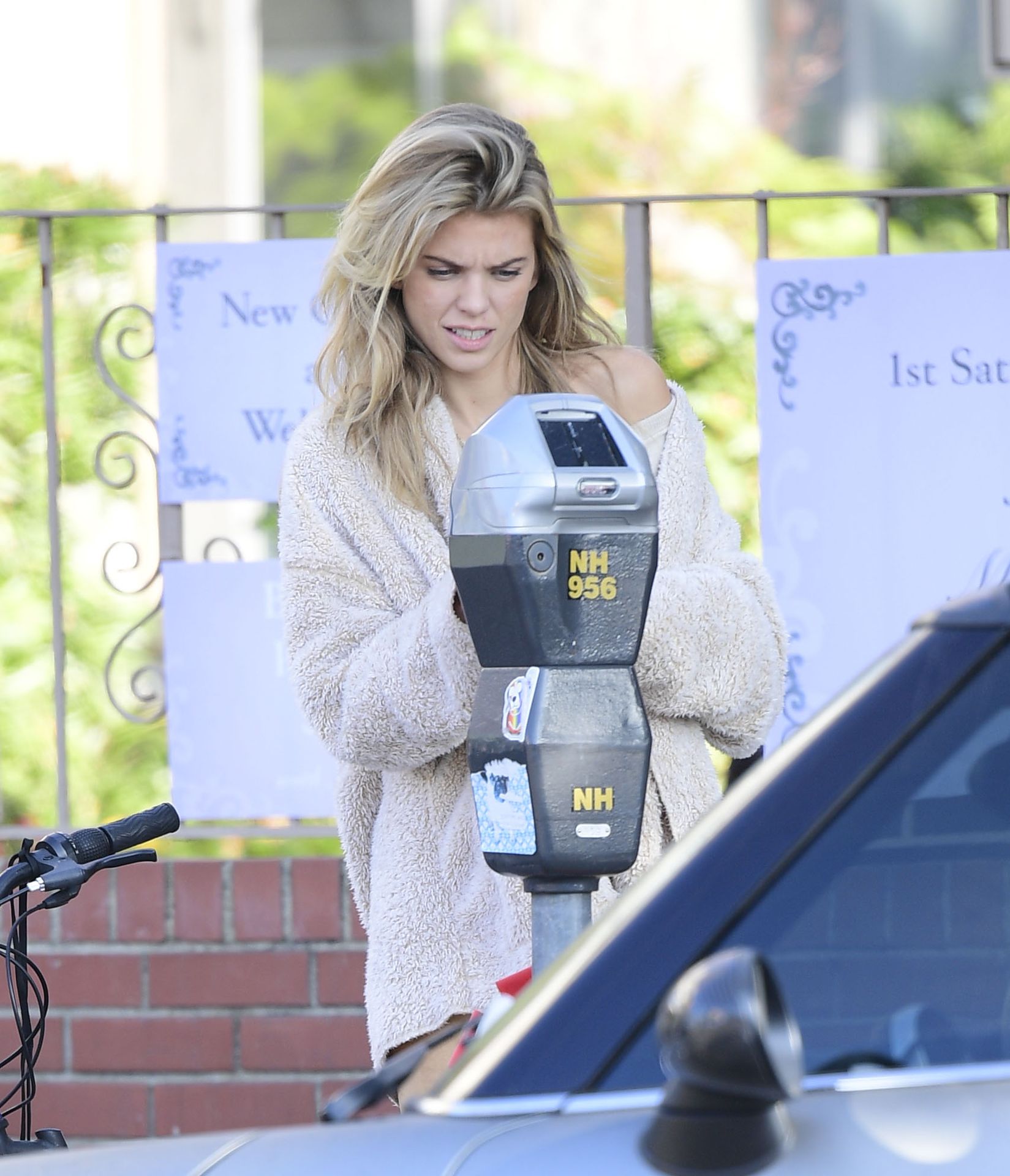 Braless Annalynne Mccord Strikes A Pose While Out And About In Los Angeles 0044