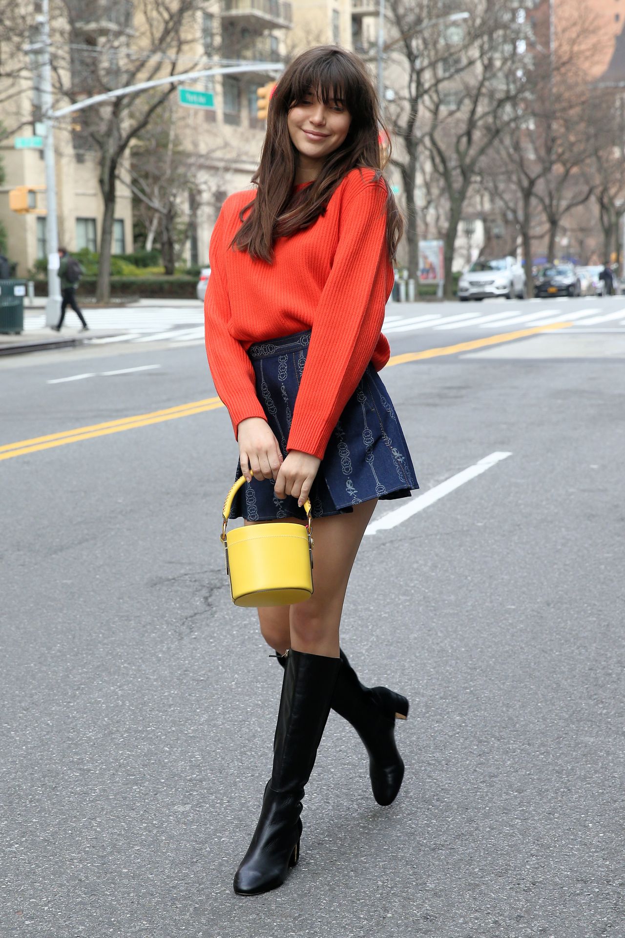 Charlotte D’alessio Suffers A Wardrobe Malfunction In New York City 0017