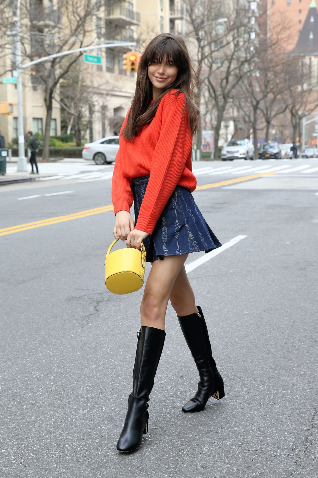 Charlotte D’alessio Suffers A Wardrobe Malfunction In New York City 0019