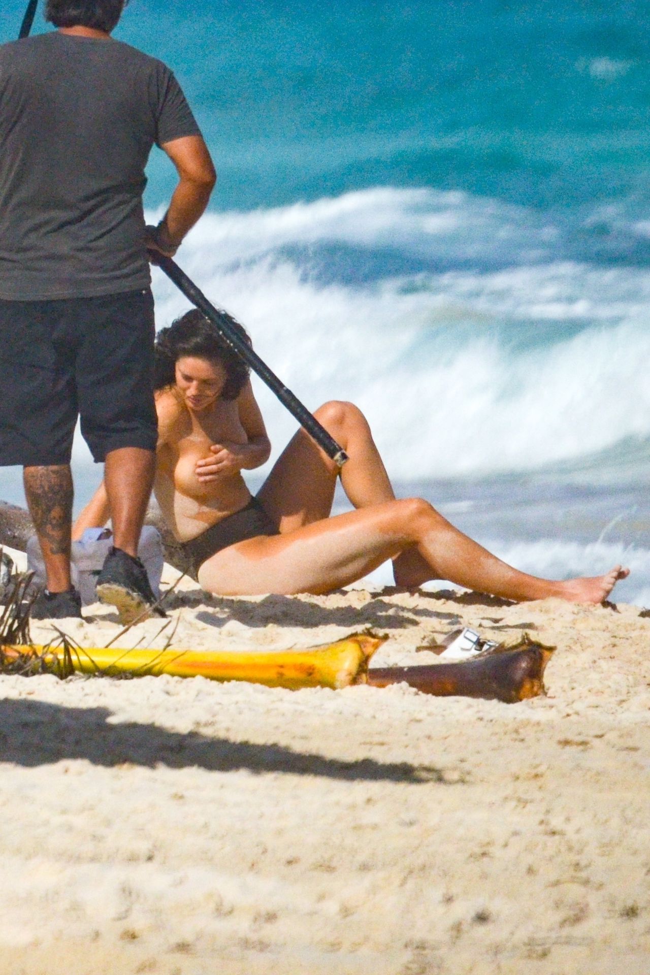 Emily Didonato Goes Topless For A Beachside Shoot In Tulum 0005