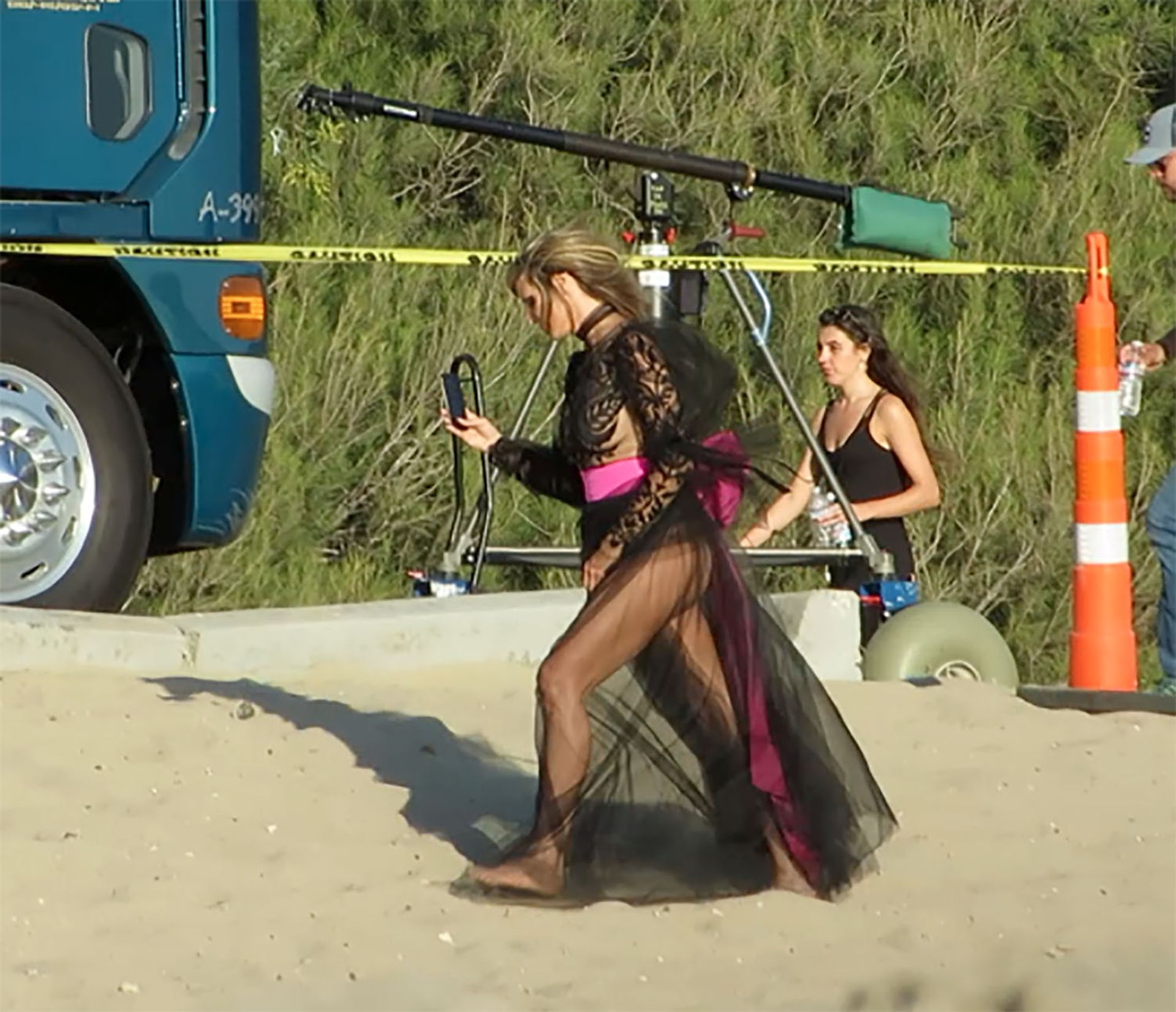 Heidi Klum Poses In A Thong Bikini 0003