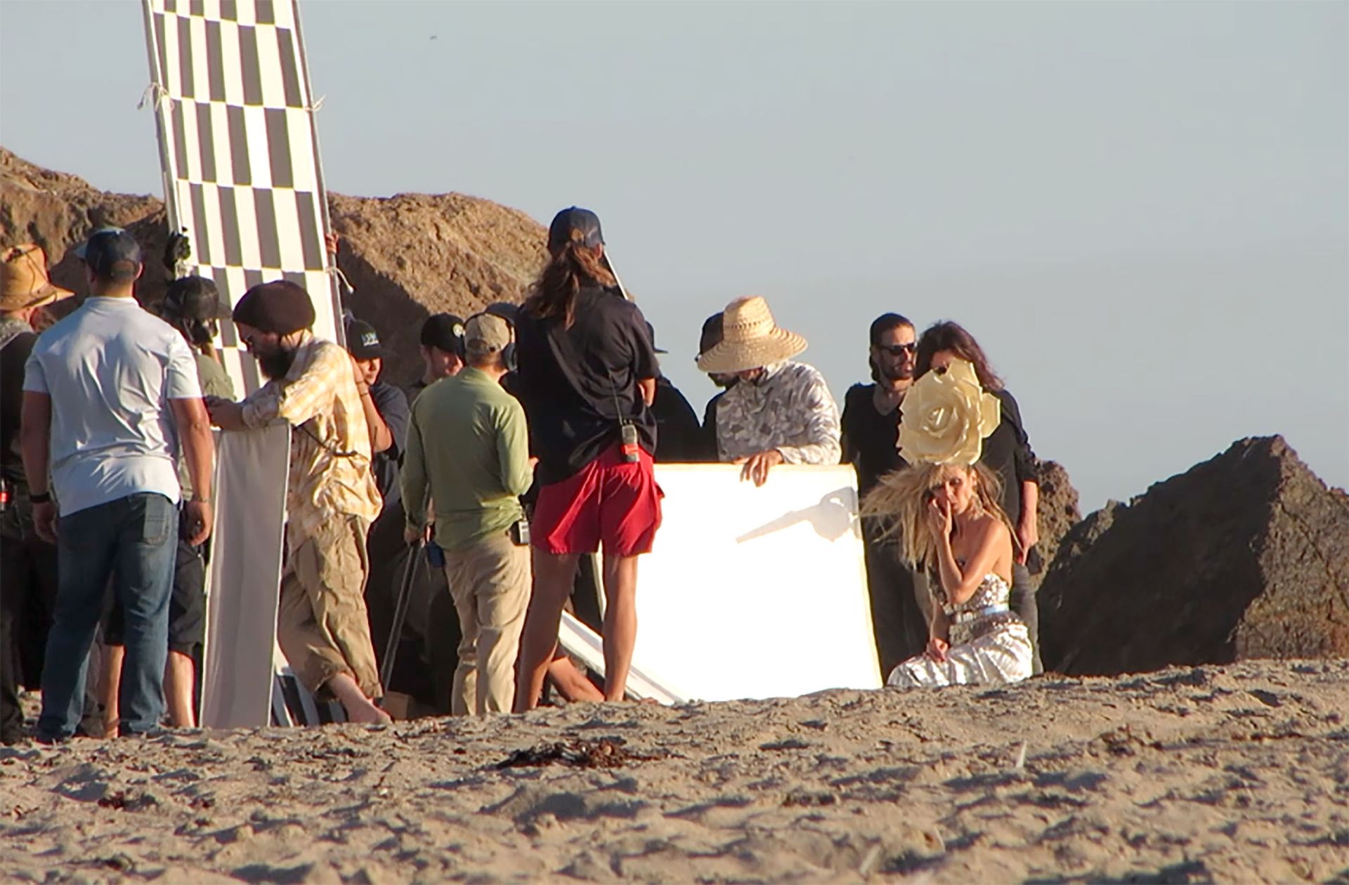 Heidi Klum Poses In A Thong Bikini 0004