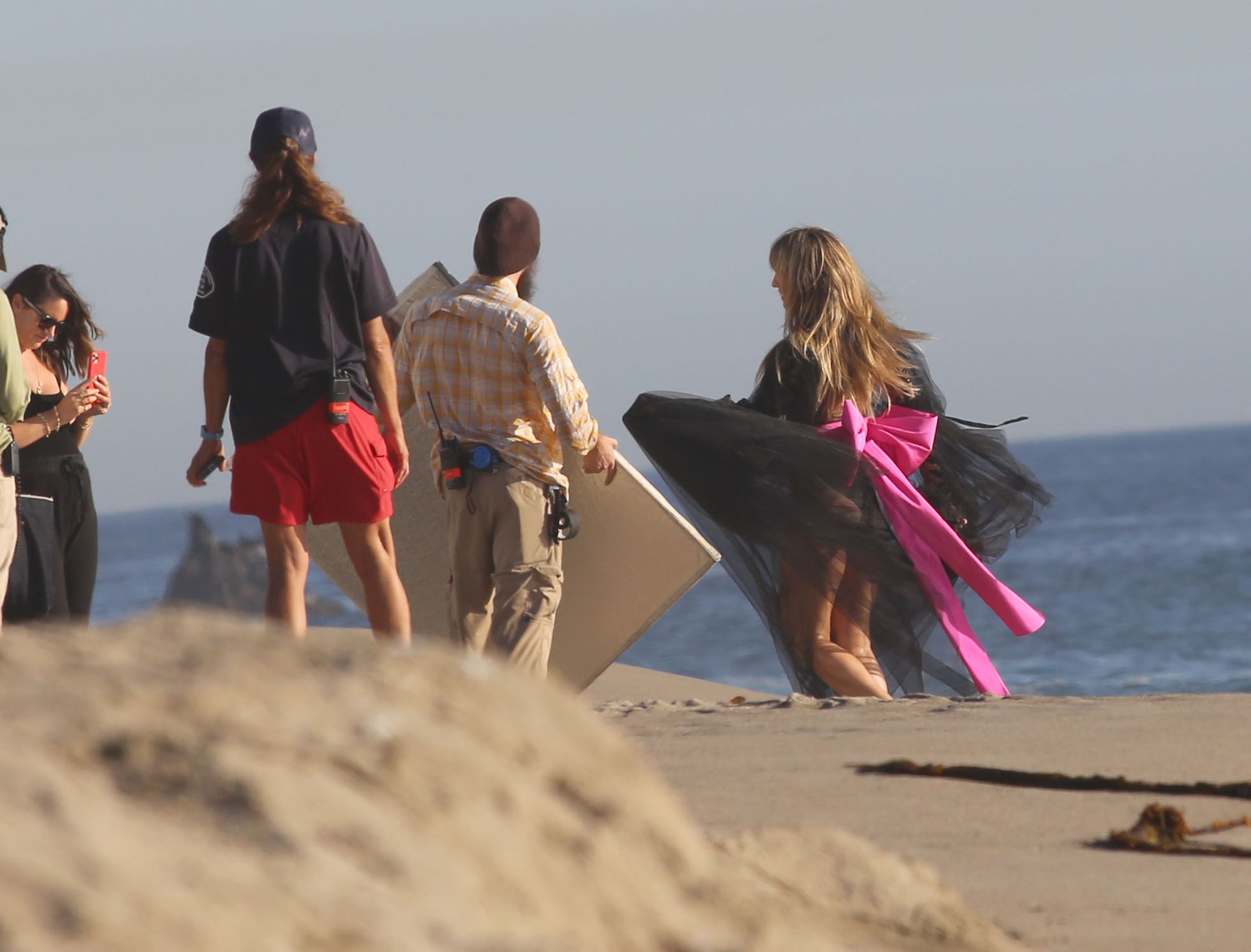 Heidi Klum Poses In A Thong Bikini 0008