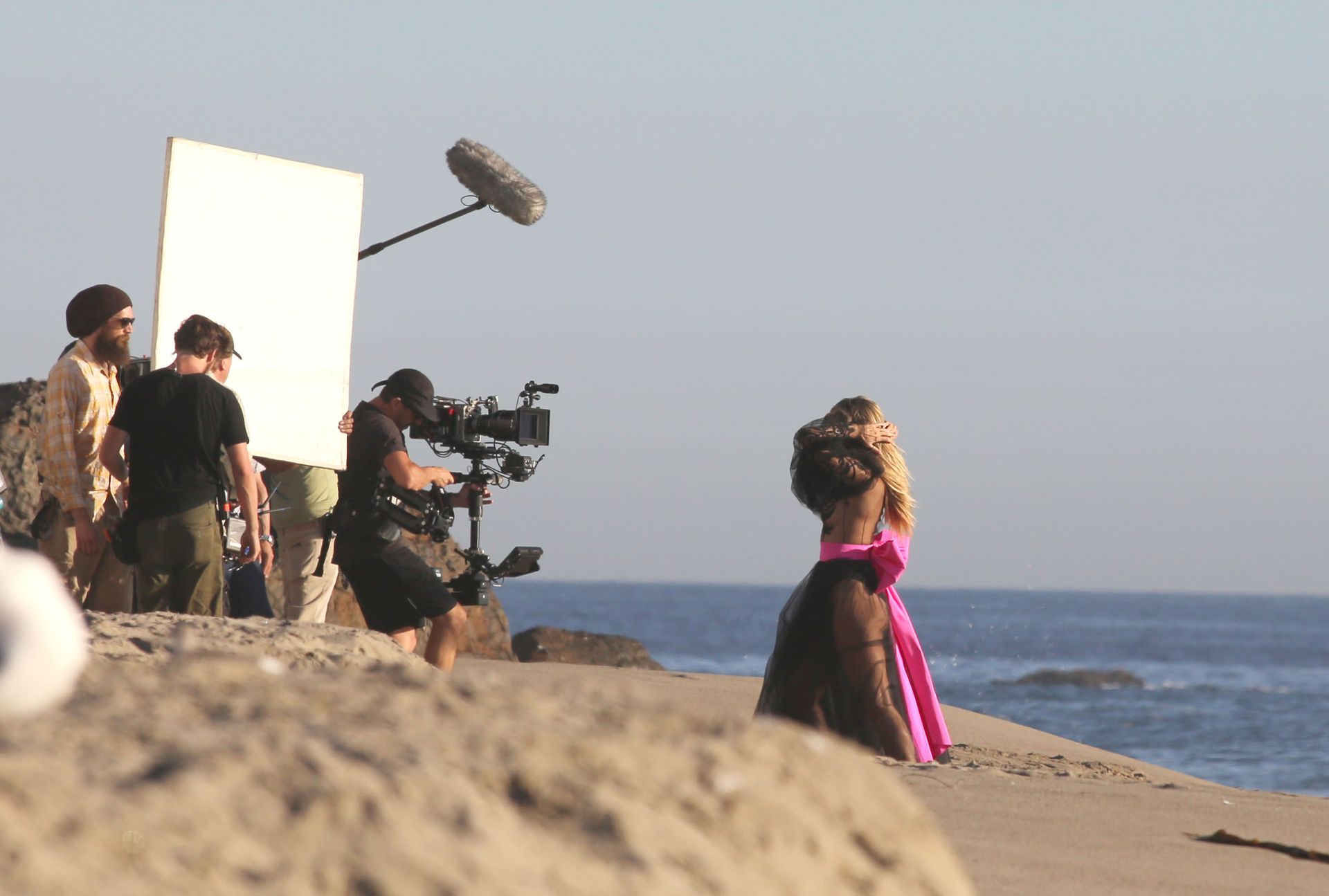 Heidi Klum Poses In A Thong Bikini 0018