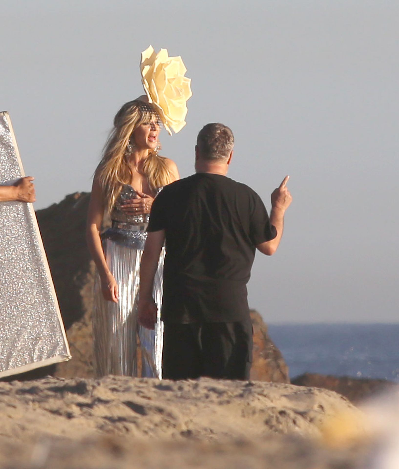 Heidi Klum Poses In A Thong Bikini 0019