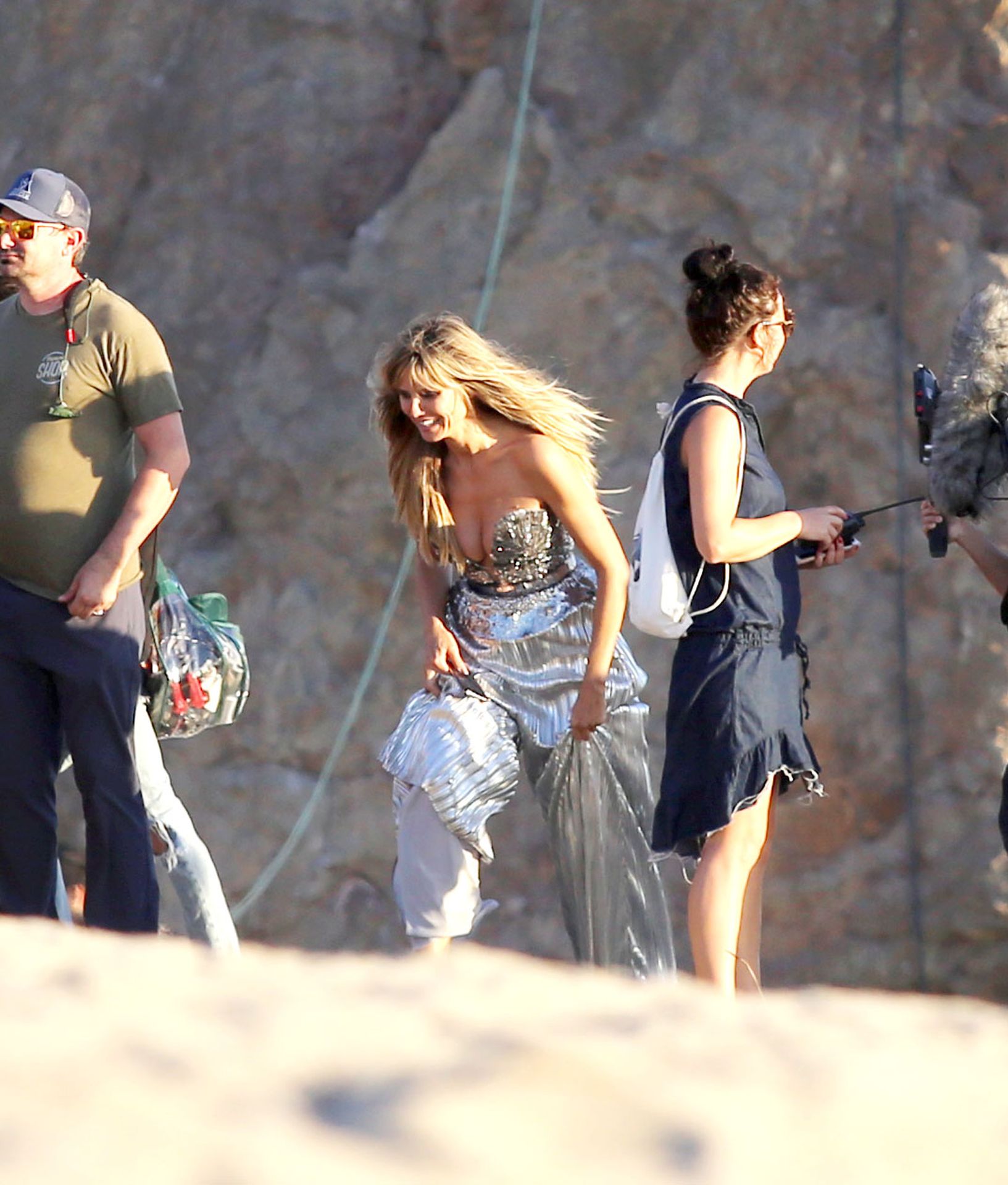 Heidi Klum Poses In A Thong Bikini 0025