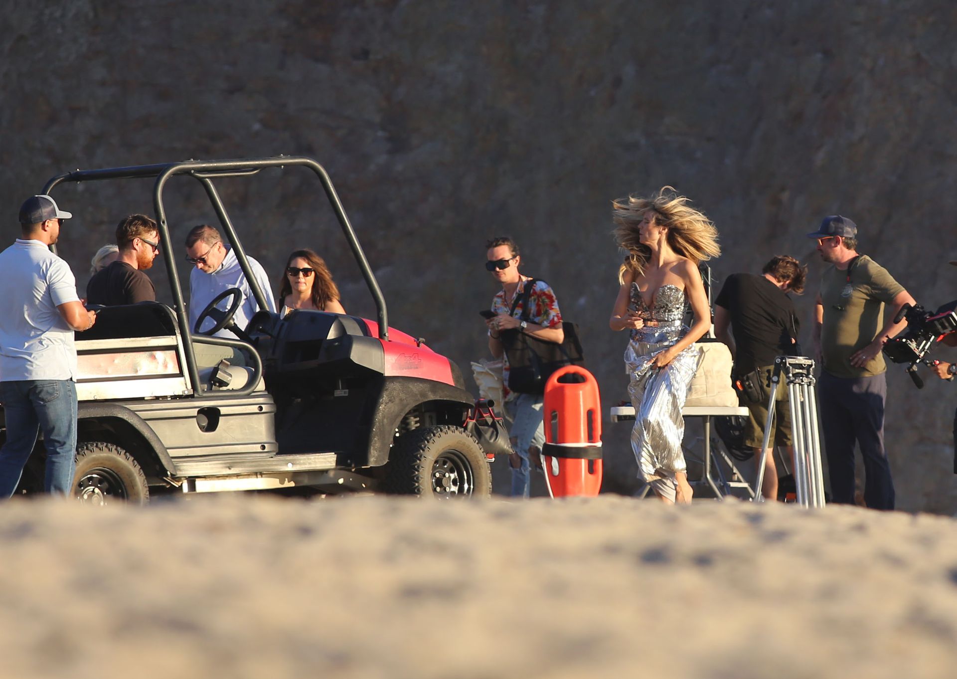 Heidi Klum Poses In A Thong Bikini 0027