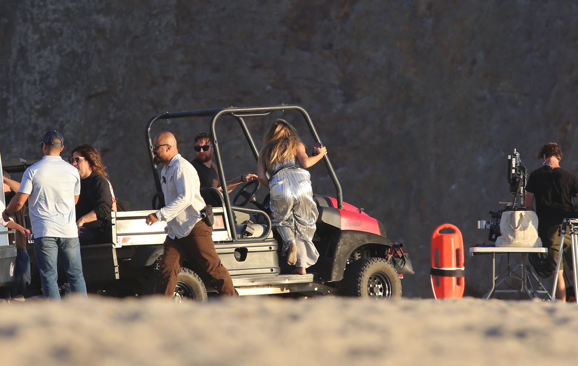 Heidi Klum Poses In A Thong Bikini 0028