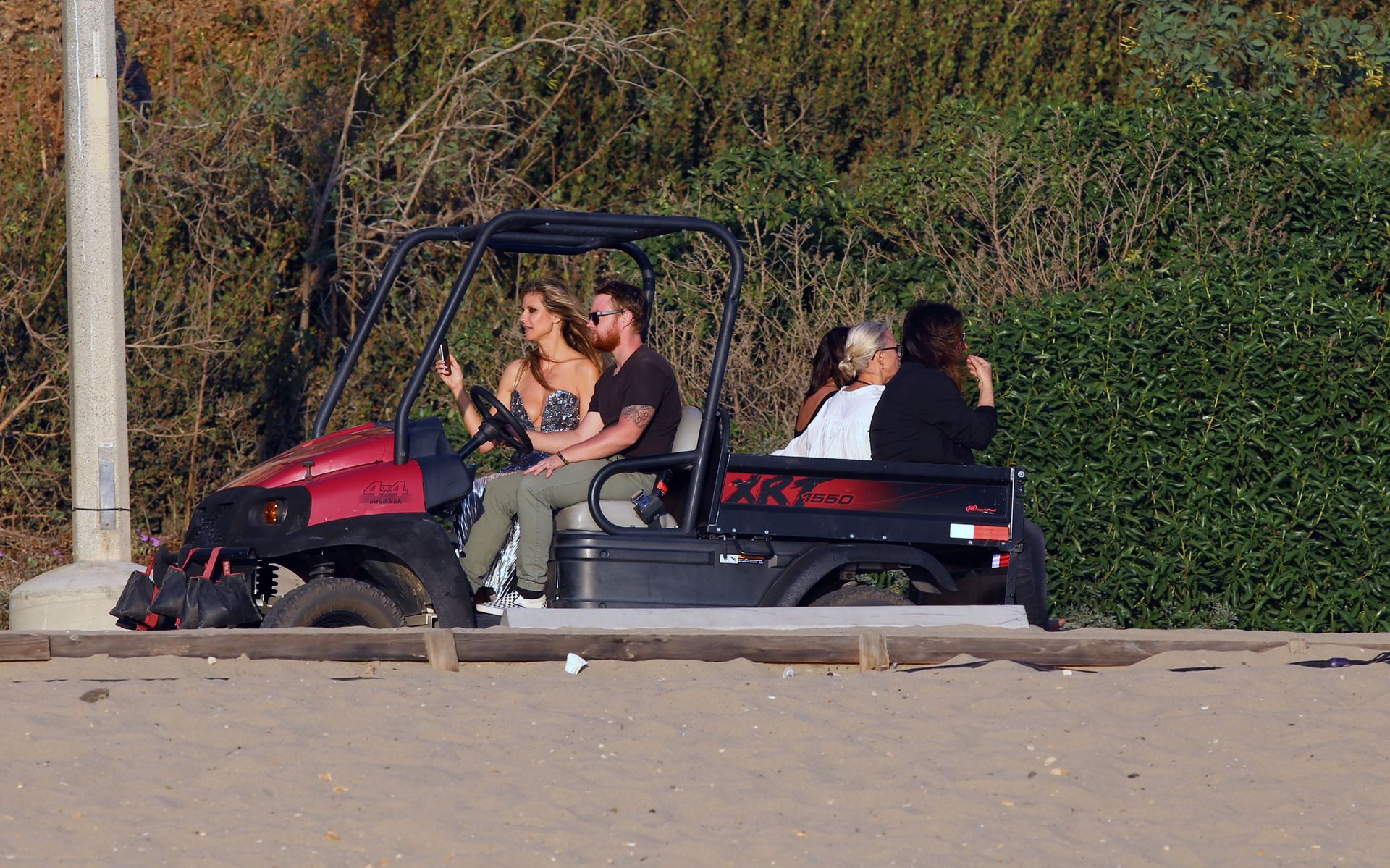 Heidi Klum Poses In A Thong Bikini 0029