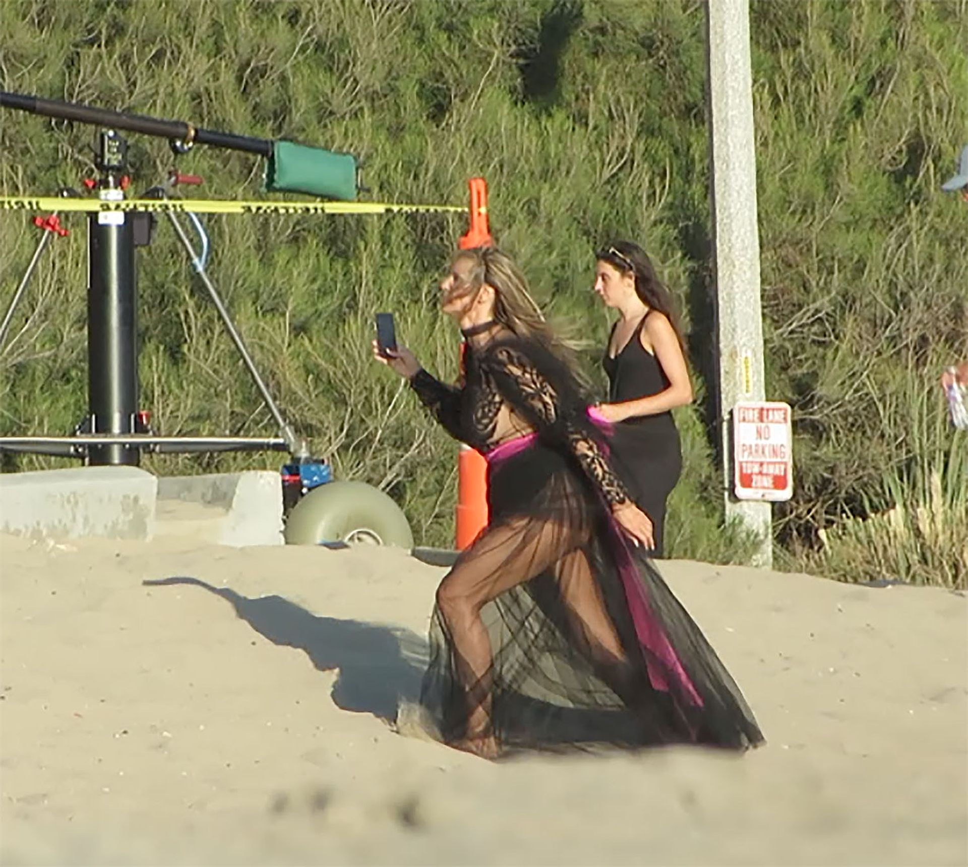 Heidi Klum Poses In A Thong Bikini 0030