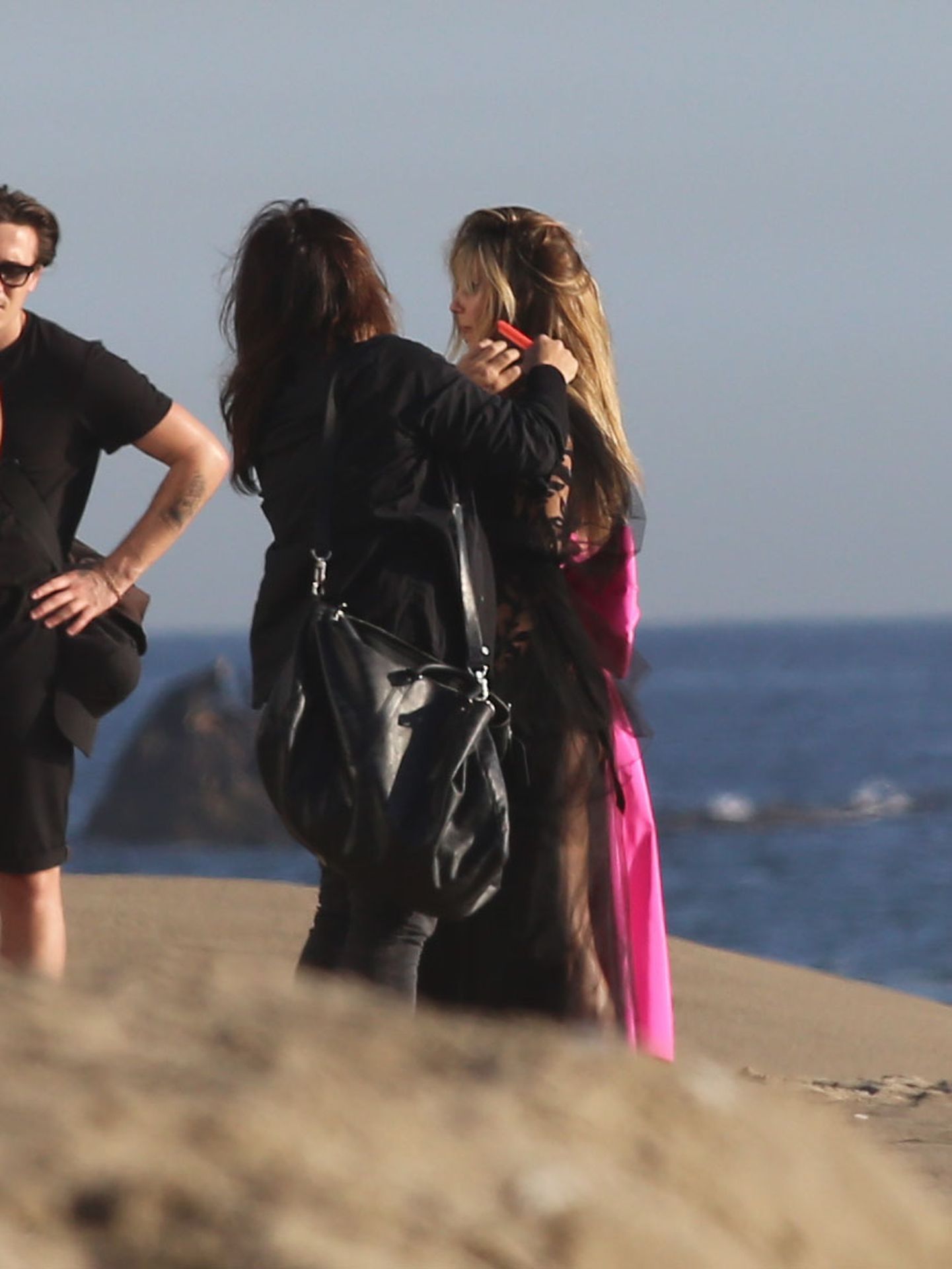 Heidi Klum Poses In A Thong Bikini 0038