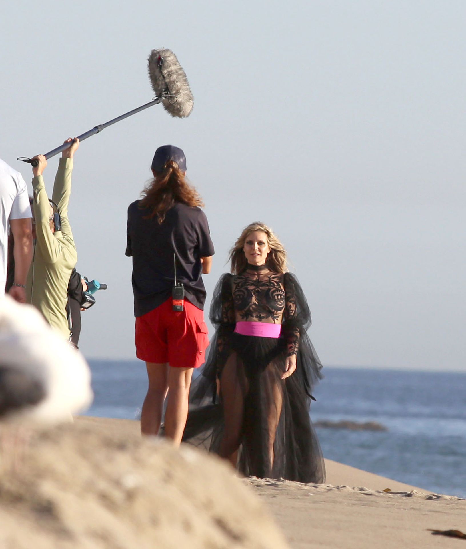 Heidi Klum Poses In A Thong Bikini 0040