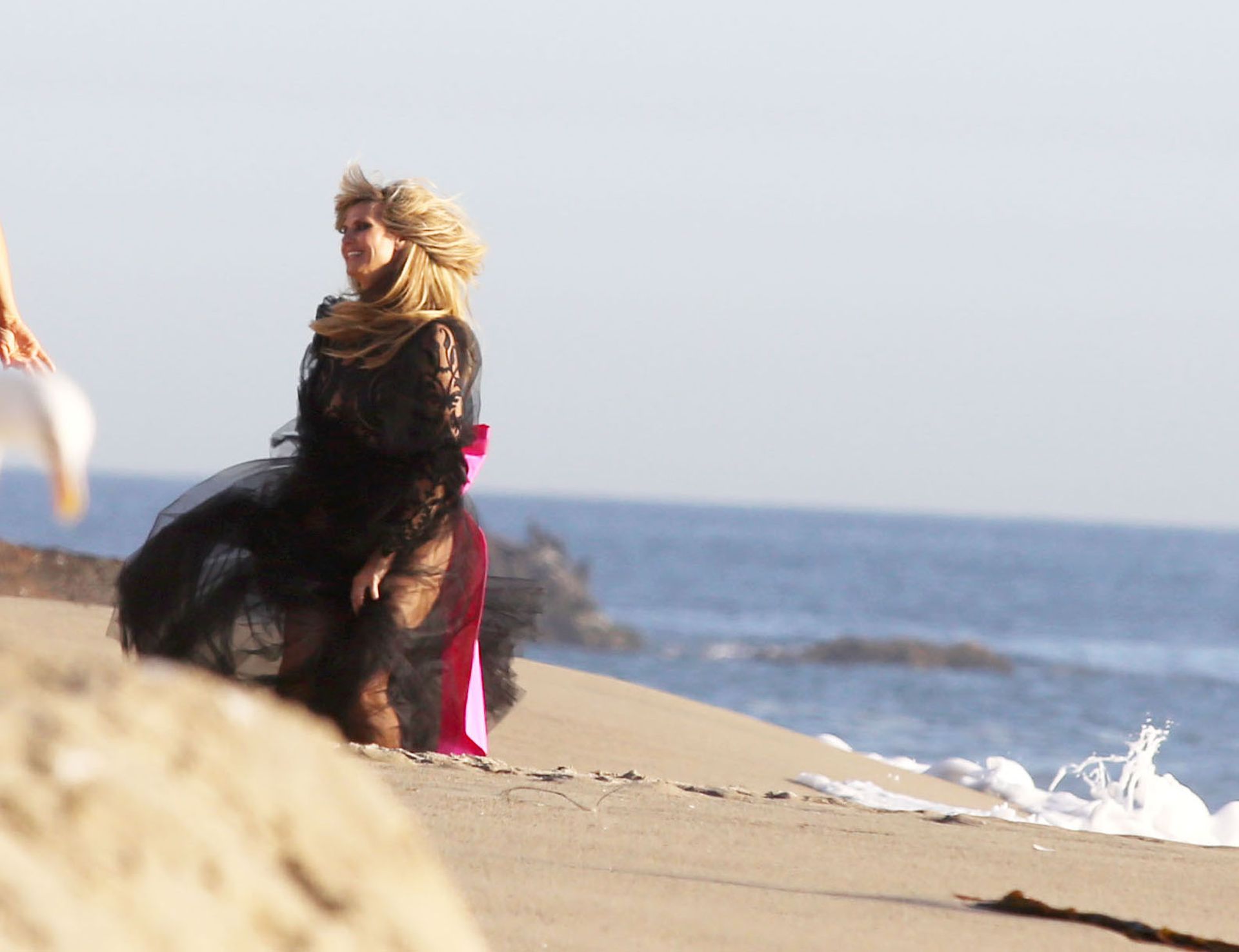 Heidi Klum Poses In A Thong Bikini 0041