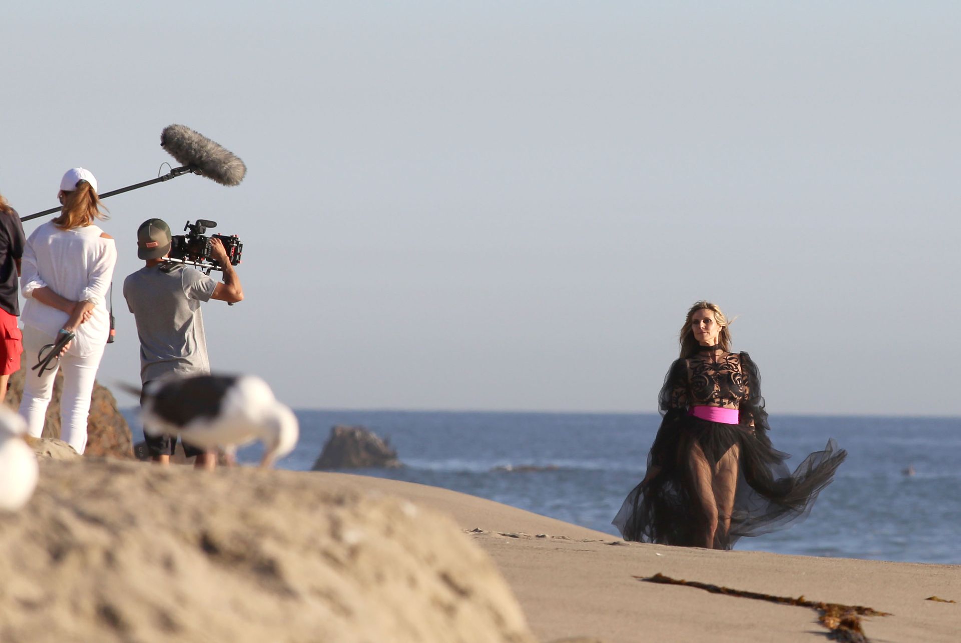 Heidi Klum Poses In A Thong Bikini 0049