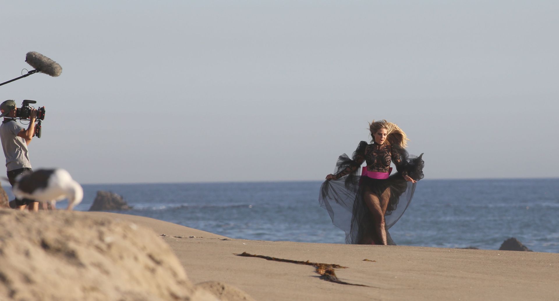 Heidi Klum Poses In A Thong Bikini 0050