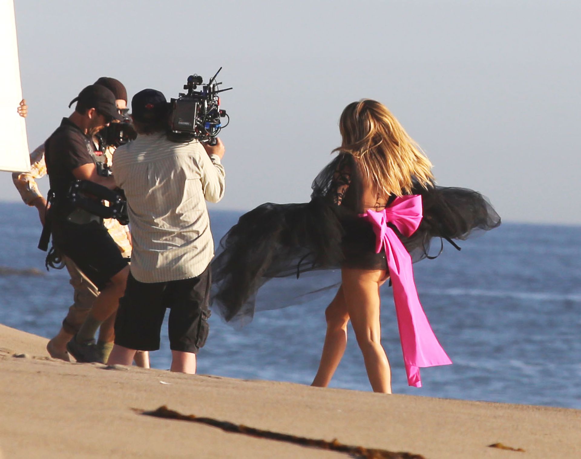 Heidi Klum Poses In A Thong Bikini 0056